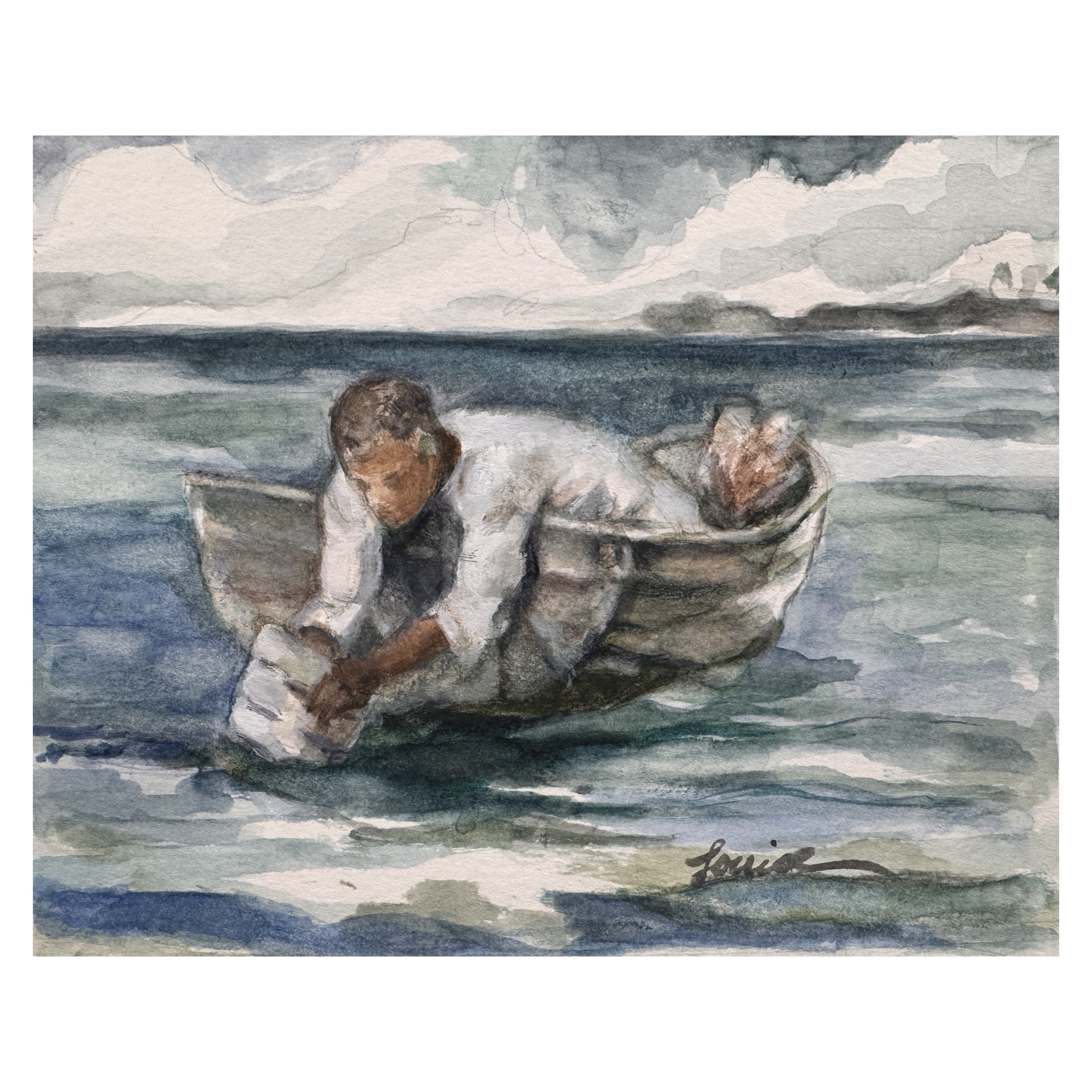 The Water Fan (After Winslow Homer)