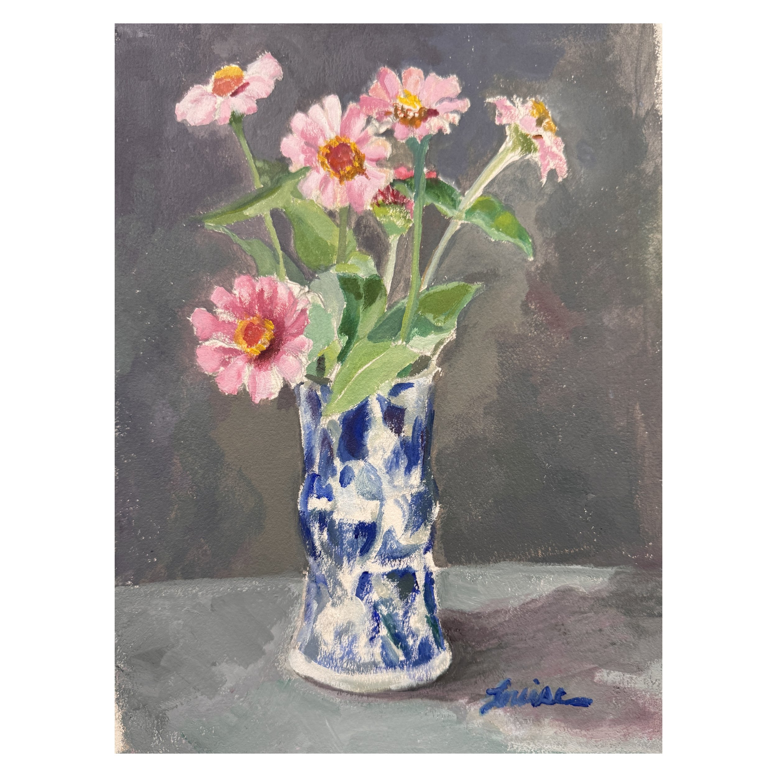 Pink Zinnias