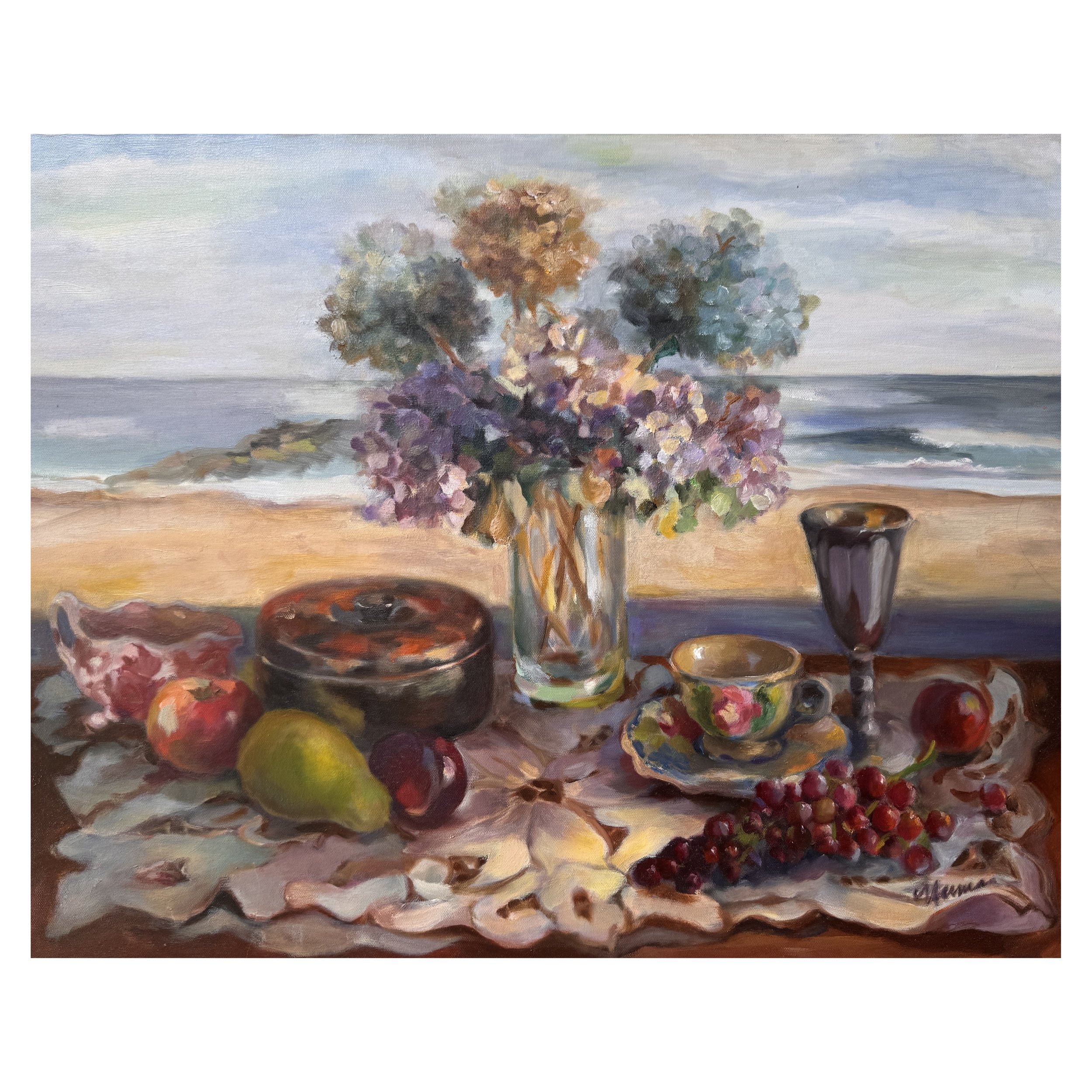 Hydrangeas by the Sea
