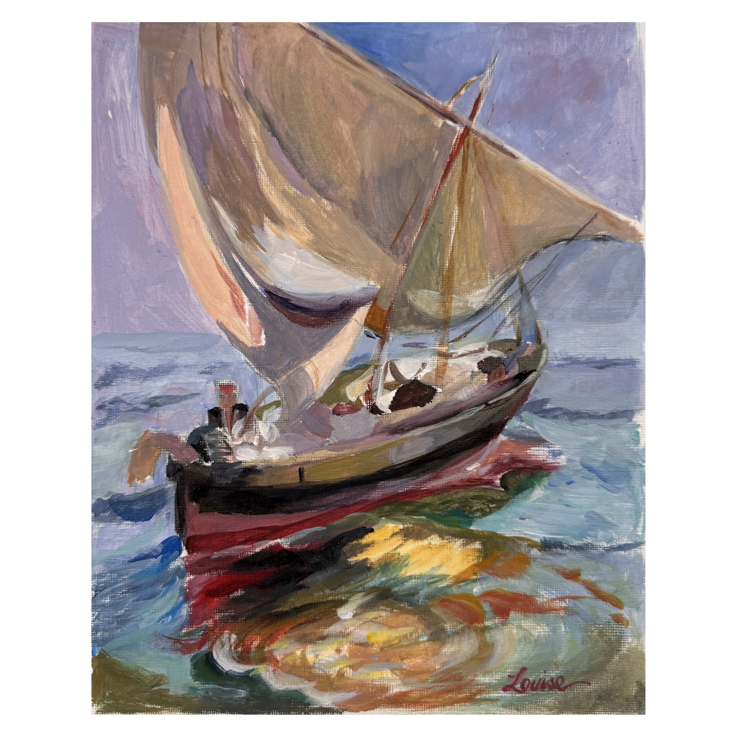 Setting Out to Sea (After Joaquín Sorolla)