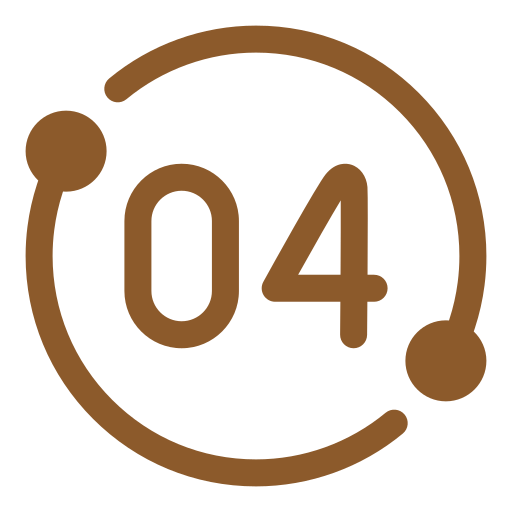 Blue 404 error message with a circular design.