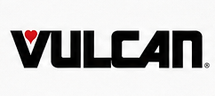 Vulcan logo with a red heart over the 'V'