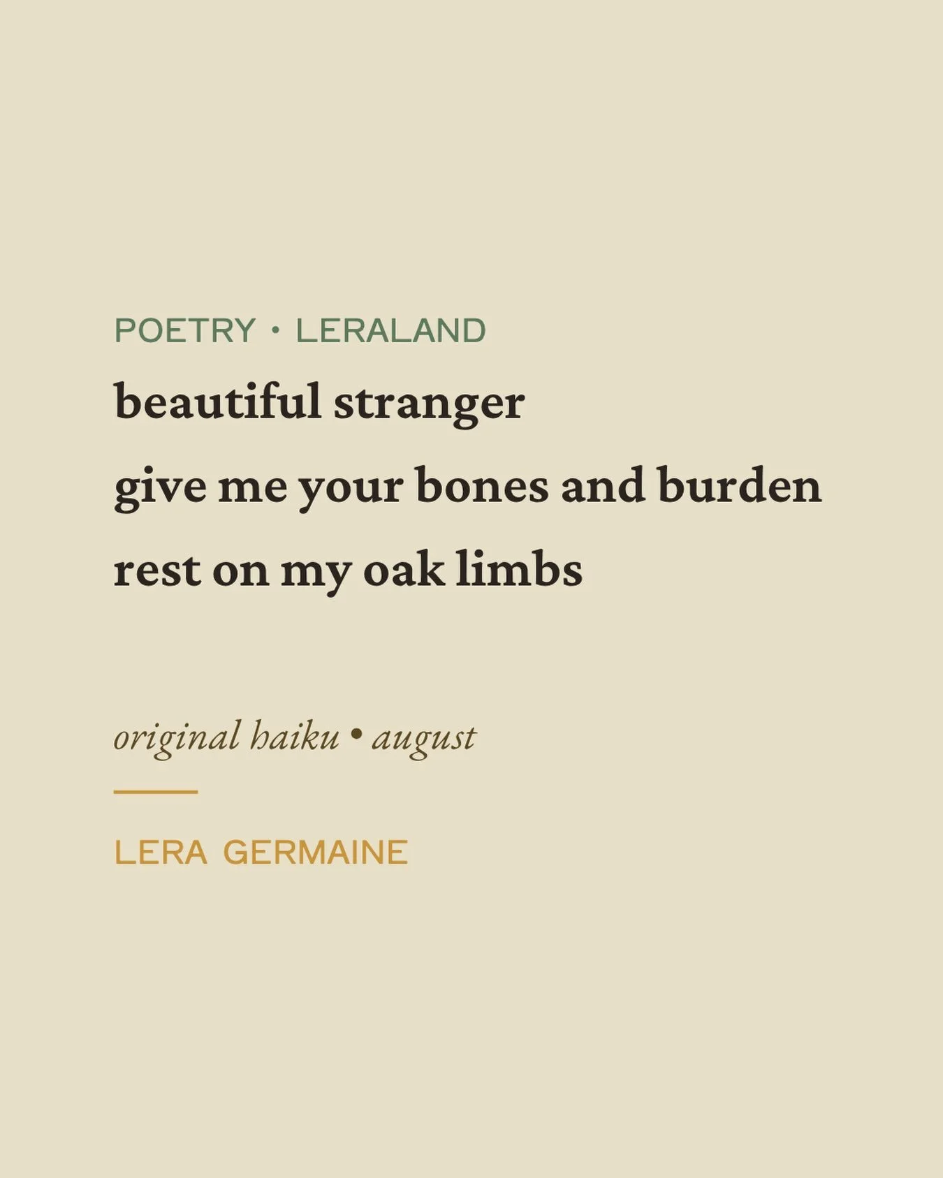 written in august. 

original poetry | haiku | leraland

#originalpoetry #poetryofinstagram  #writersofinstagram #leraland