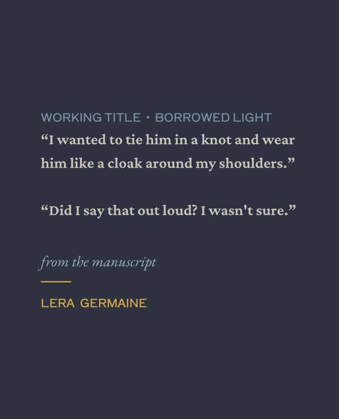 some thoughts are louder than others.

adult romantasy | slow burn | writing a romantasy novel

#romantasy #slowburn #adultfantasy #fantasywip #leraland