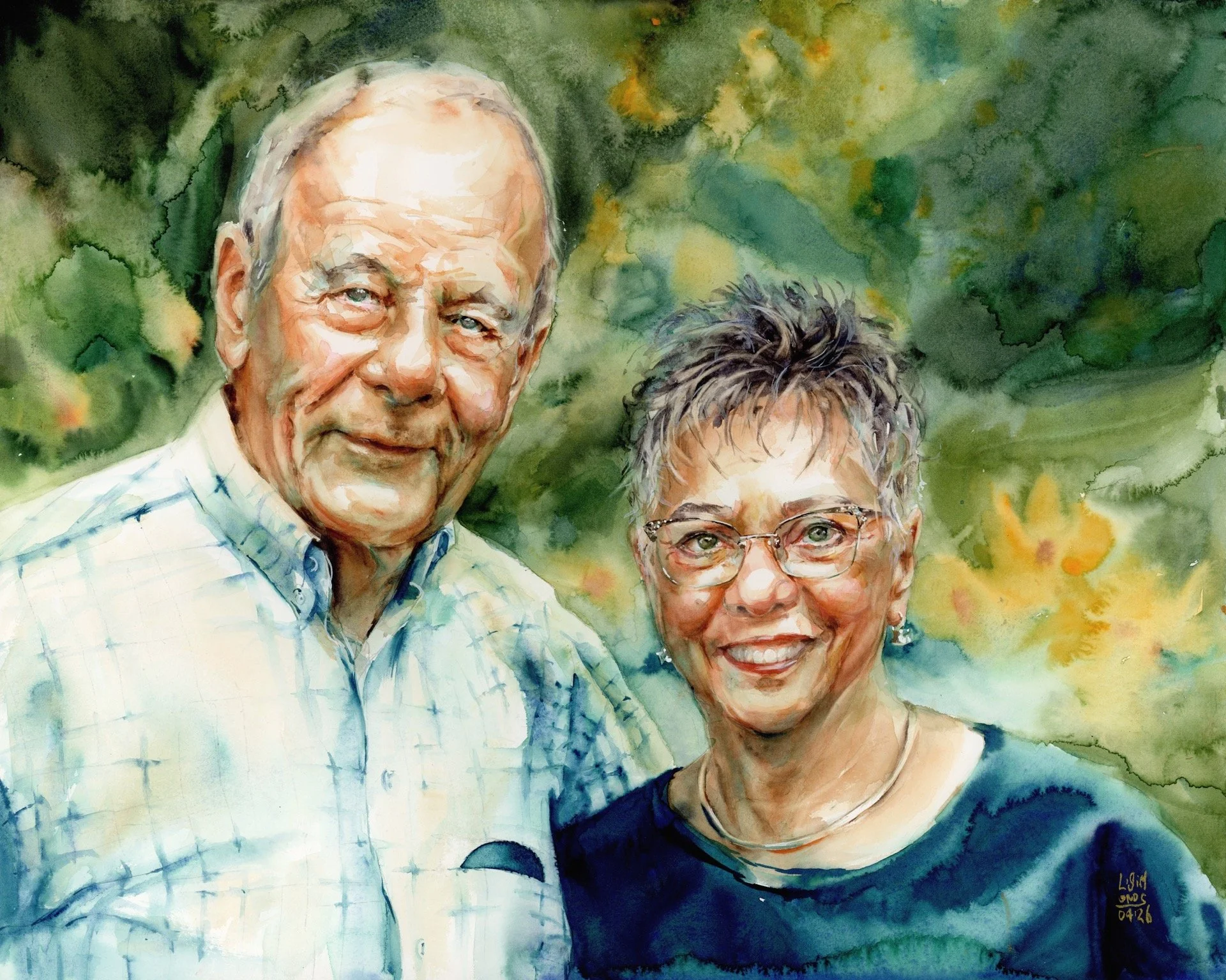   Donna & Alan  , 20x16, 2026