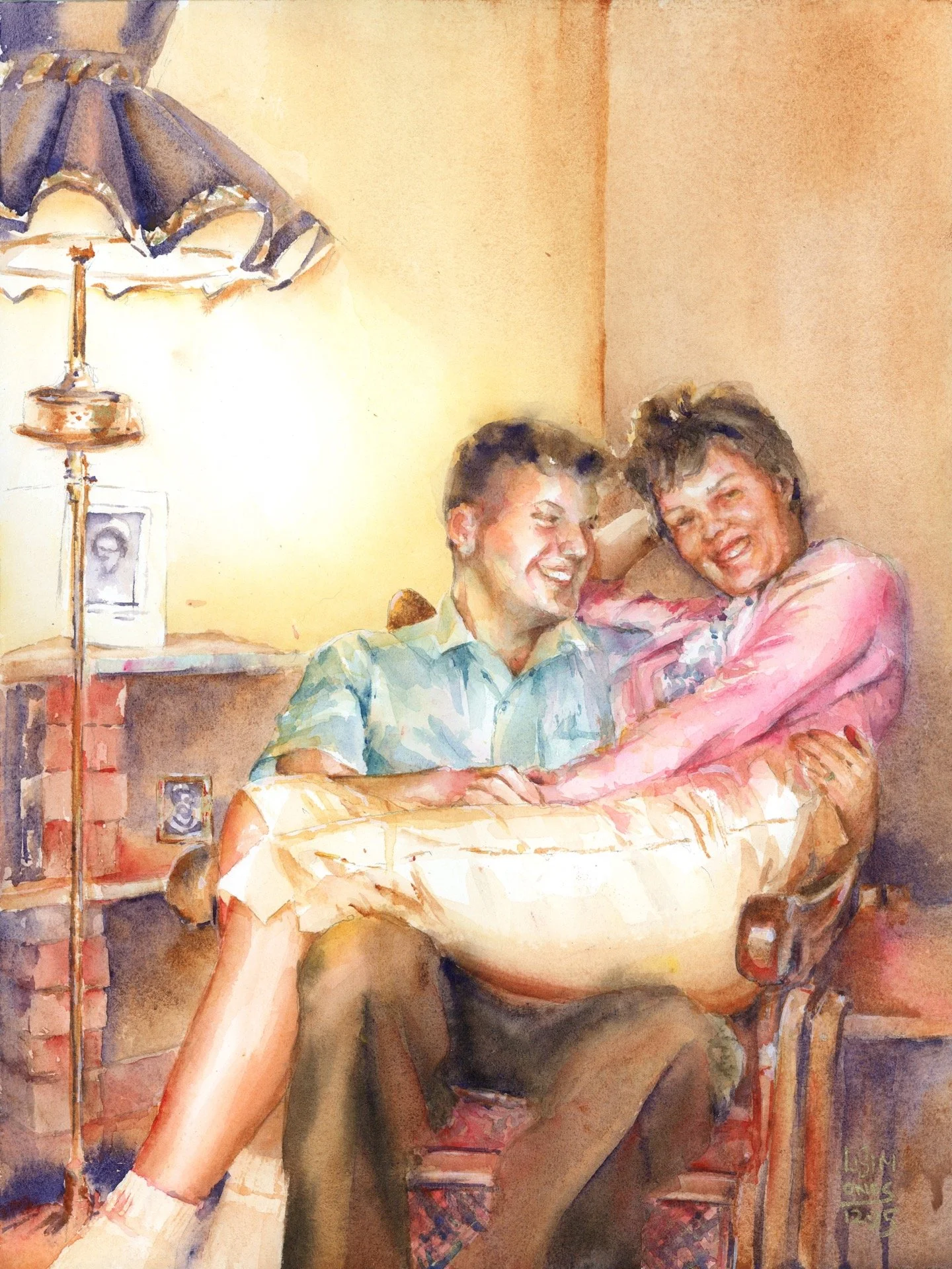   Mary & Bruce  , 12x16, 2025