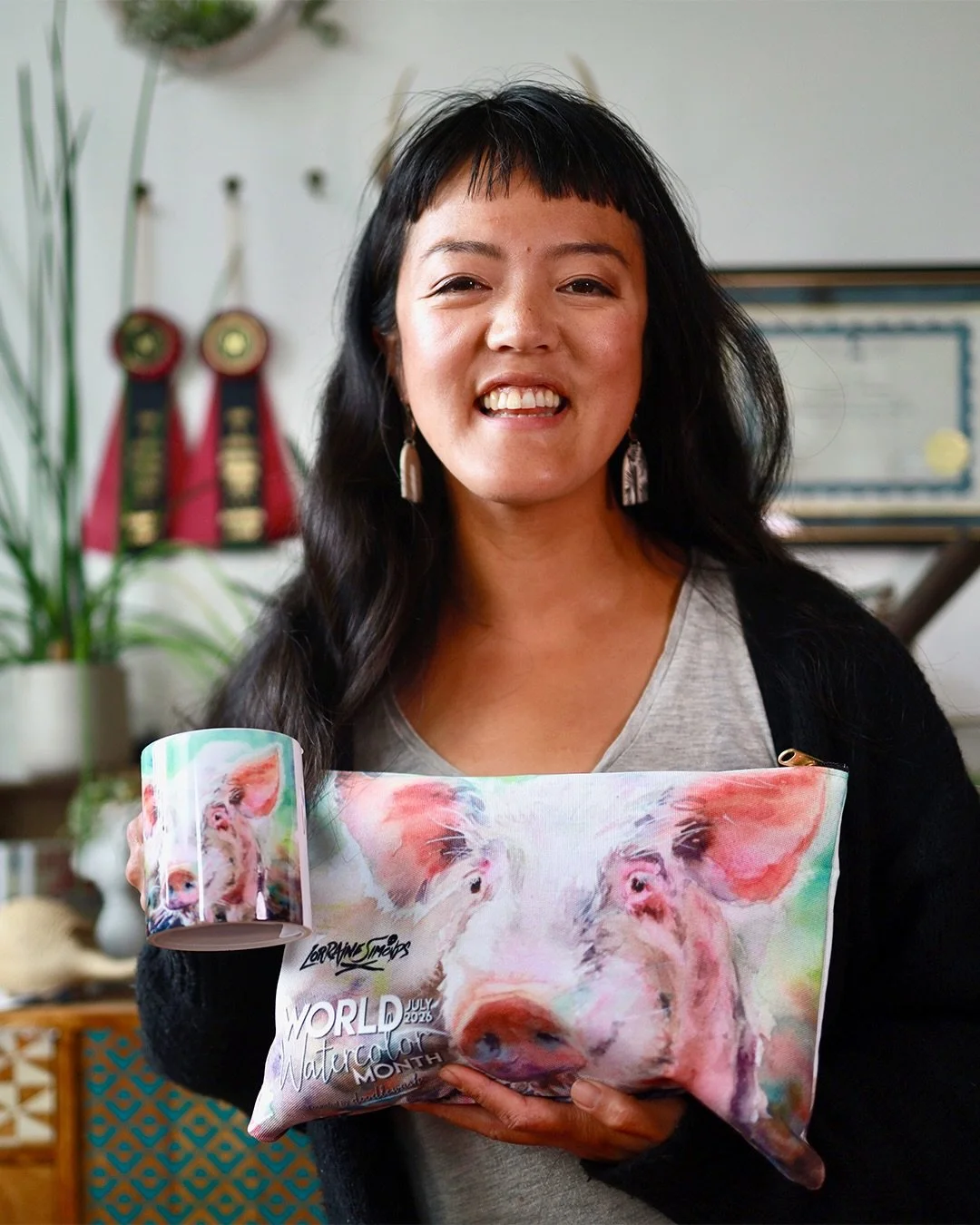 It&rsquo;s World Watercolour Month &ndash; and I&rsquo;m in.🌎🎨🖌️

As one of this year&rsquo;s official ambassadors of @worldwatercolormonth I have official limited edition collectable pouches and mugs &ndash; and here&rsquo;s the good part: all pr