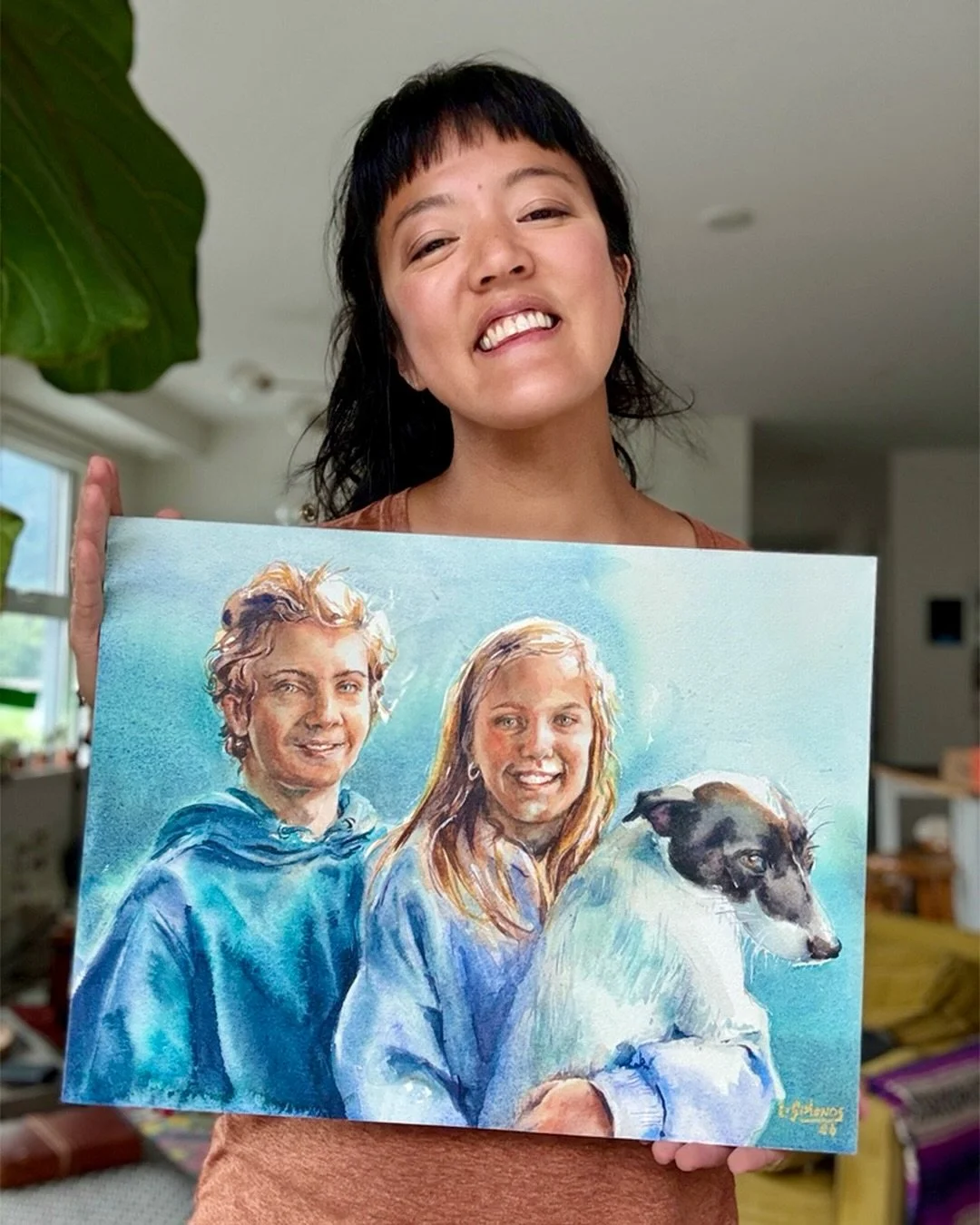 All the seasons of childhood and adolescence are short - even though they some moments might feel long ;) 

This is a commissioned painting completed earlier this year for a special family gifted for the grandparents, mounted on cradled panel. 

I&rs