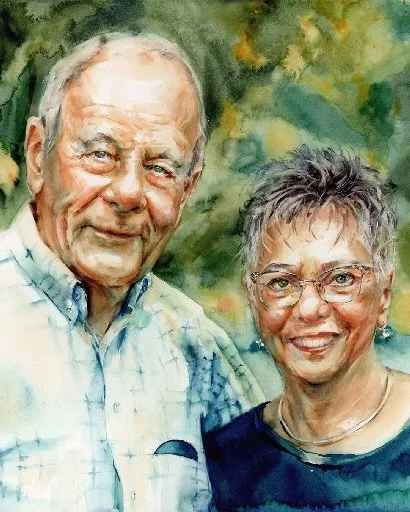 Earlier this year I was grateful to be commissioned for this special corporate piece celebrating the Board Chair of @globaldisciplescanada - It was a deeper honour to present it to her at the 2026 Fundraiser Gala &ndash; in celebration of her incredi