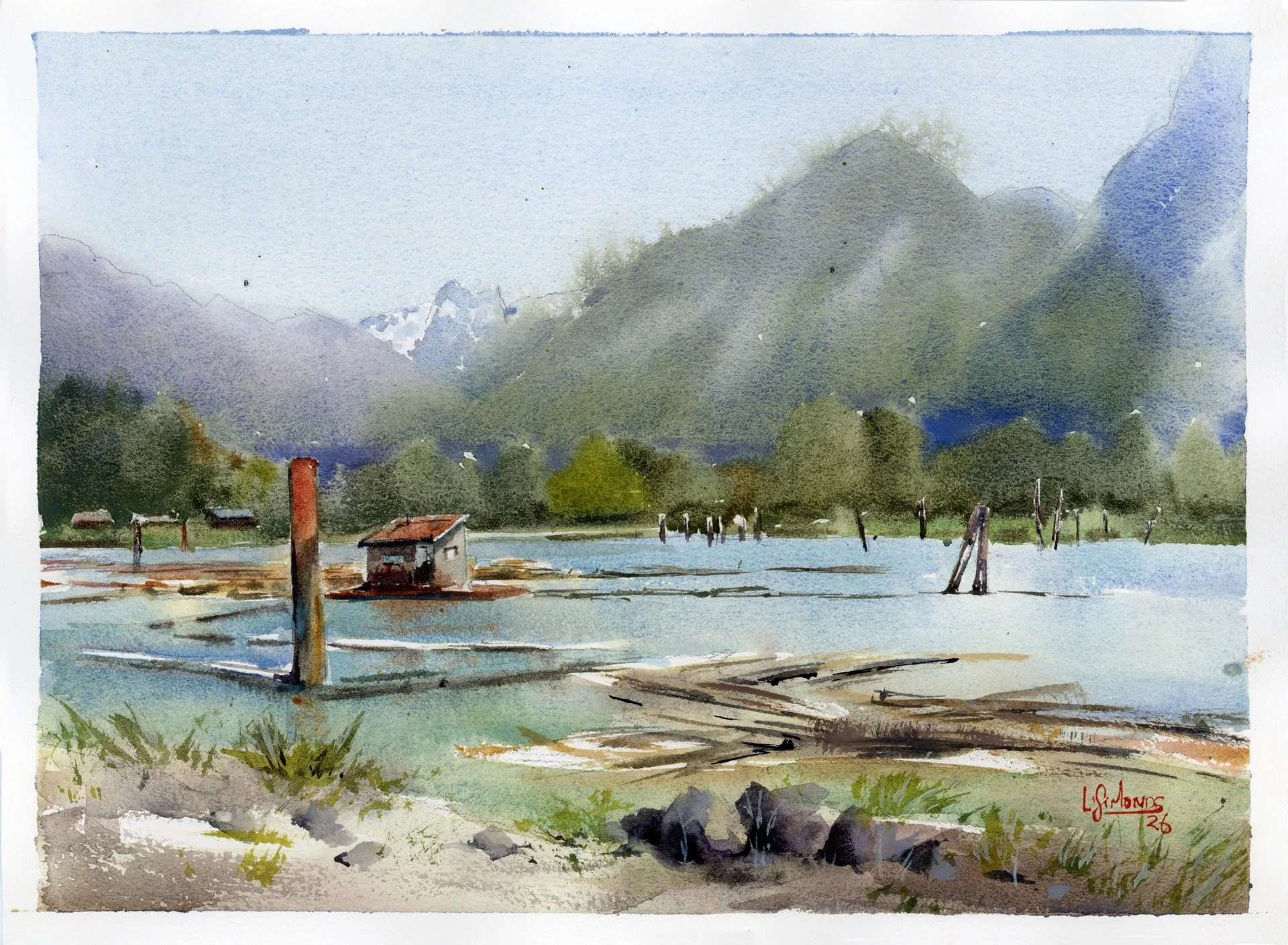   Where I always stopped  , 15x11, 2026  Available  