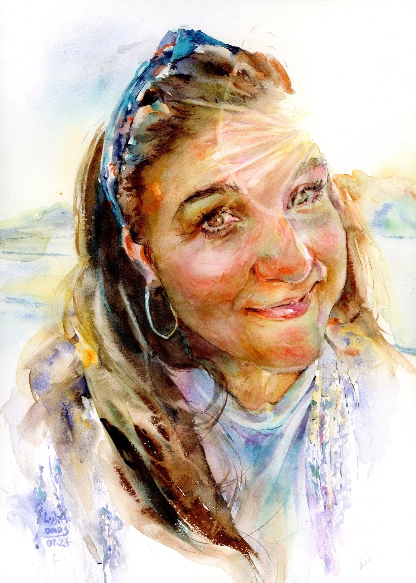   Danielle  , 9x12, 2024