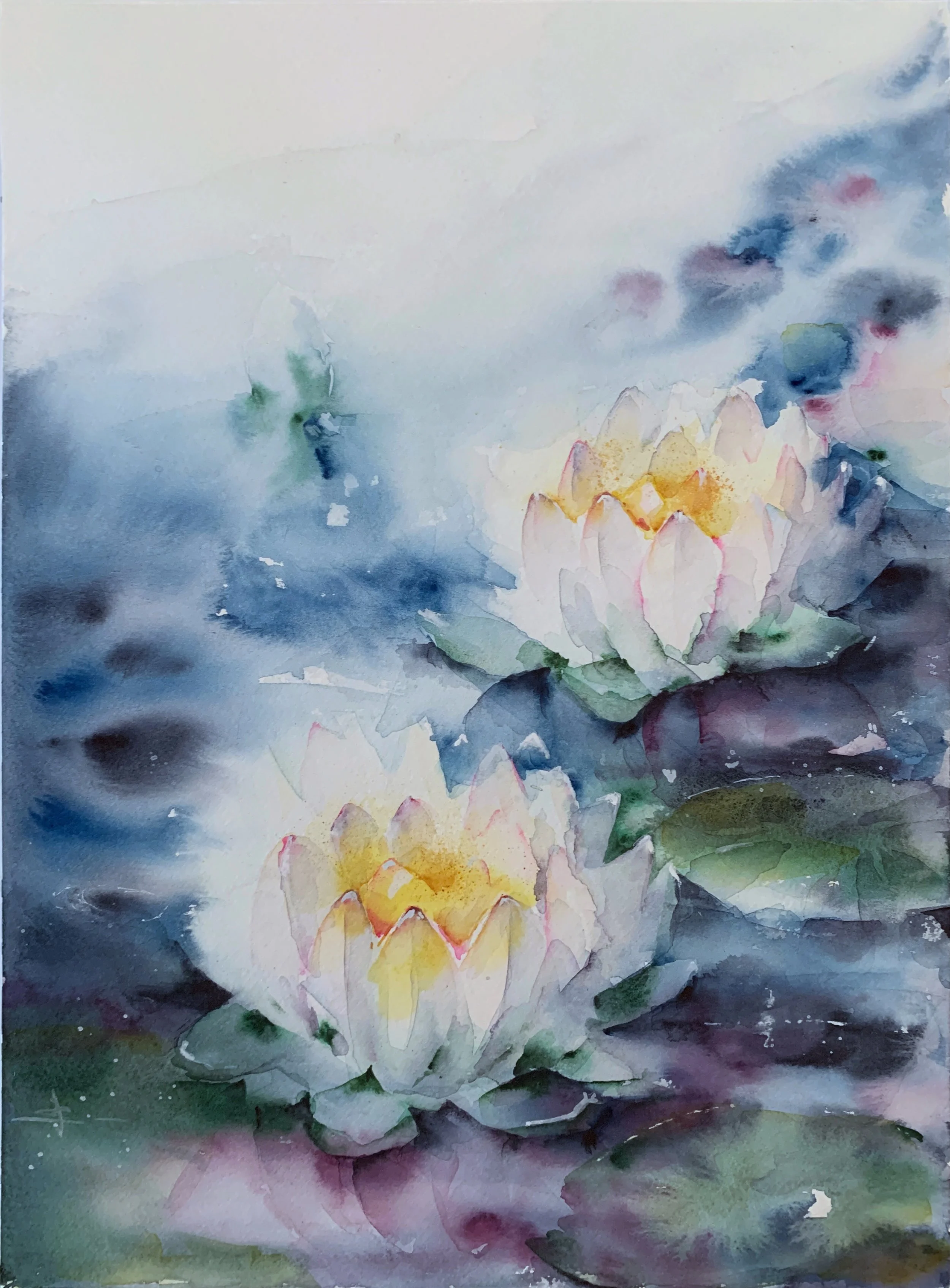 Lorraine Simonds - Florals - Midnight Lilies.jpeg