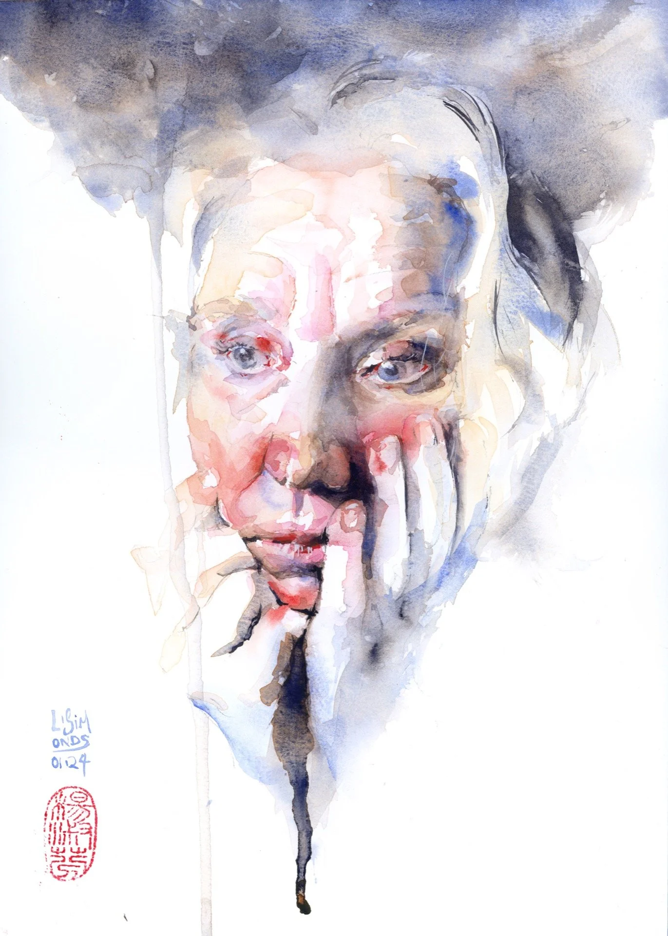   The Thought  , 10x14, 2024  Through Gallery 
