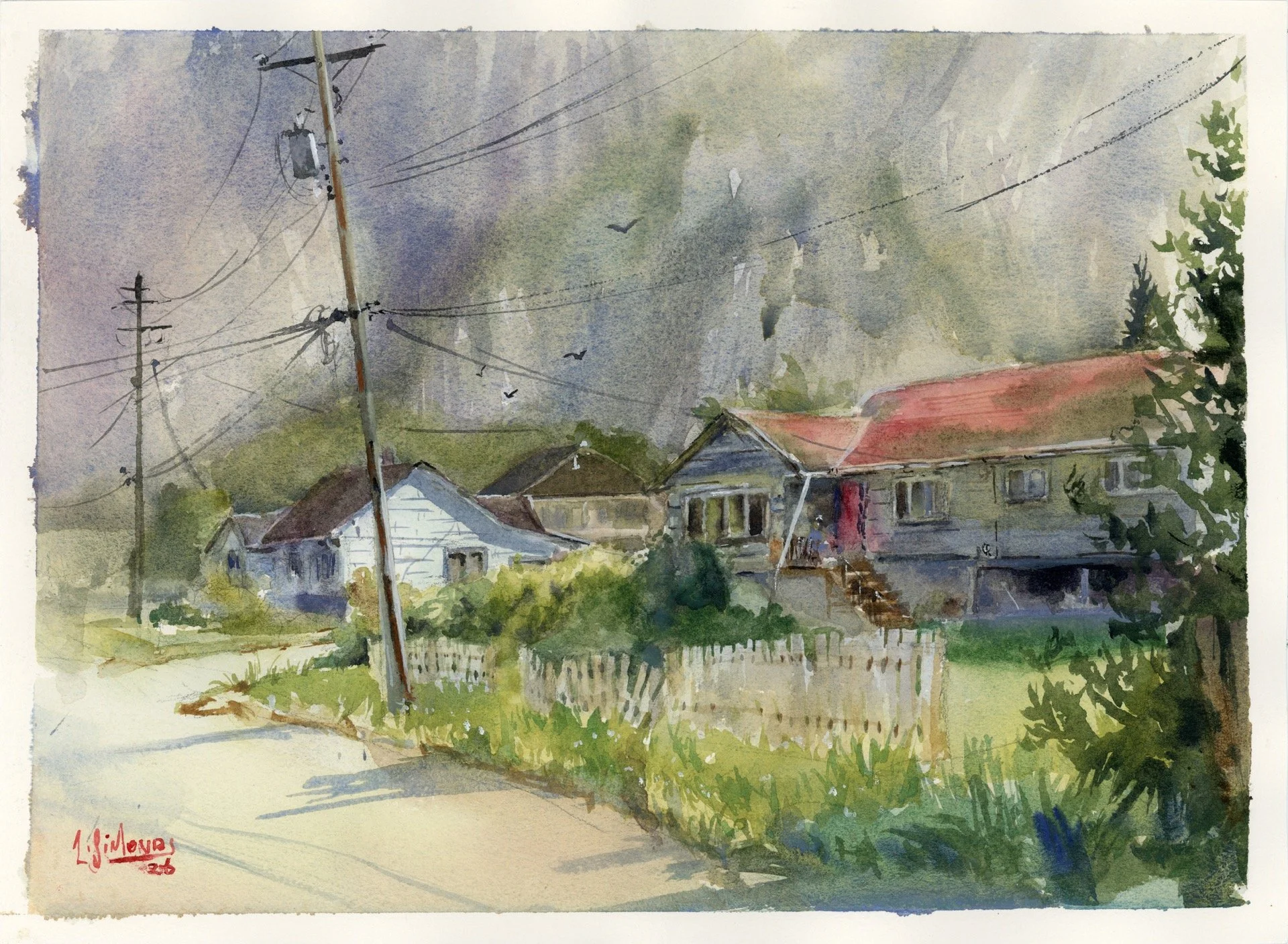   The Grasshopper Drags Itself Along; Plein Air  , 15x11, 2026  Available  