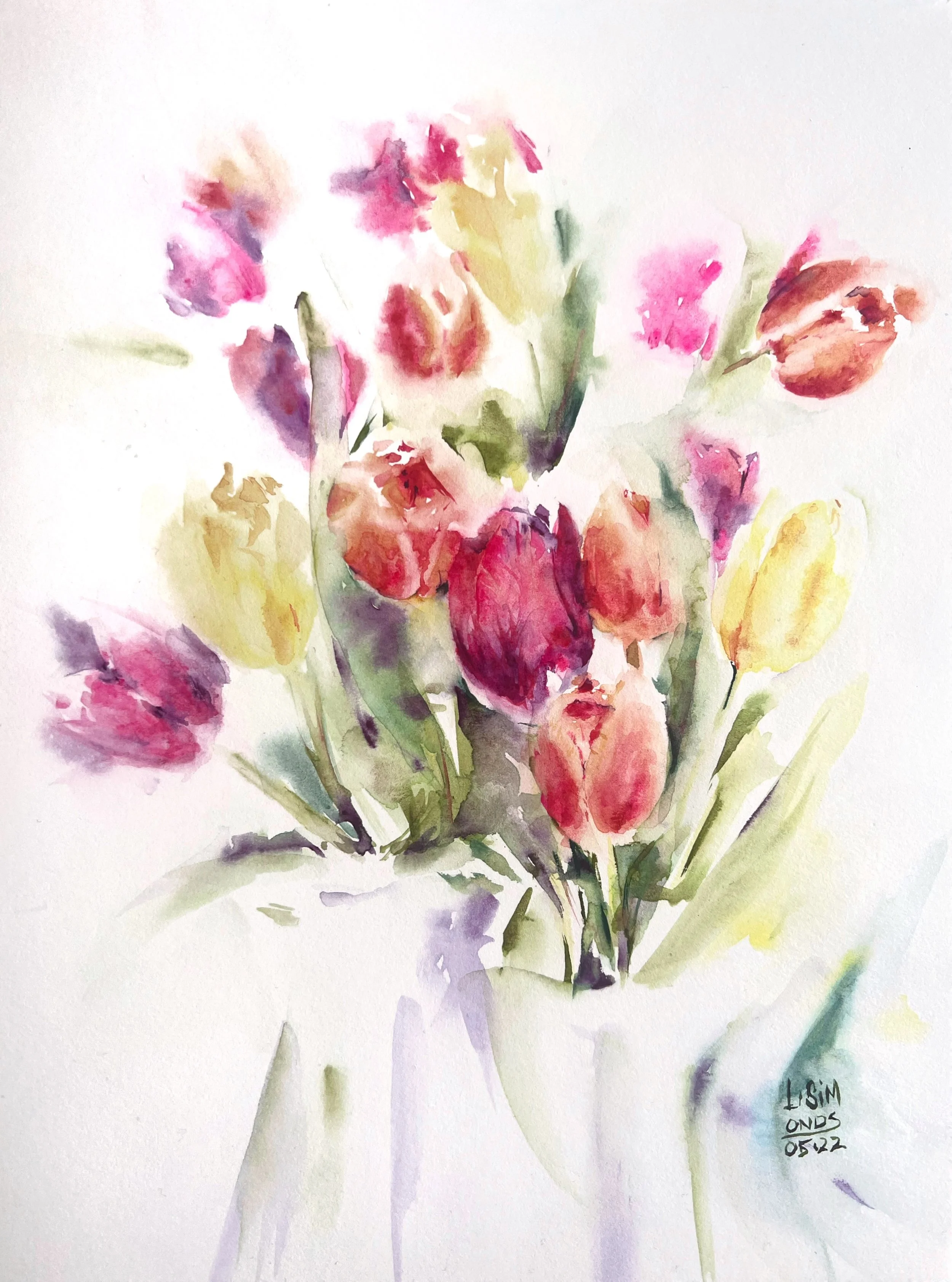 Lorraine Simonds - Florals - Rejoicing Tulips.jpeg