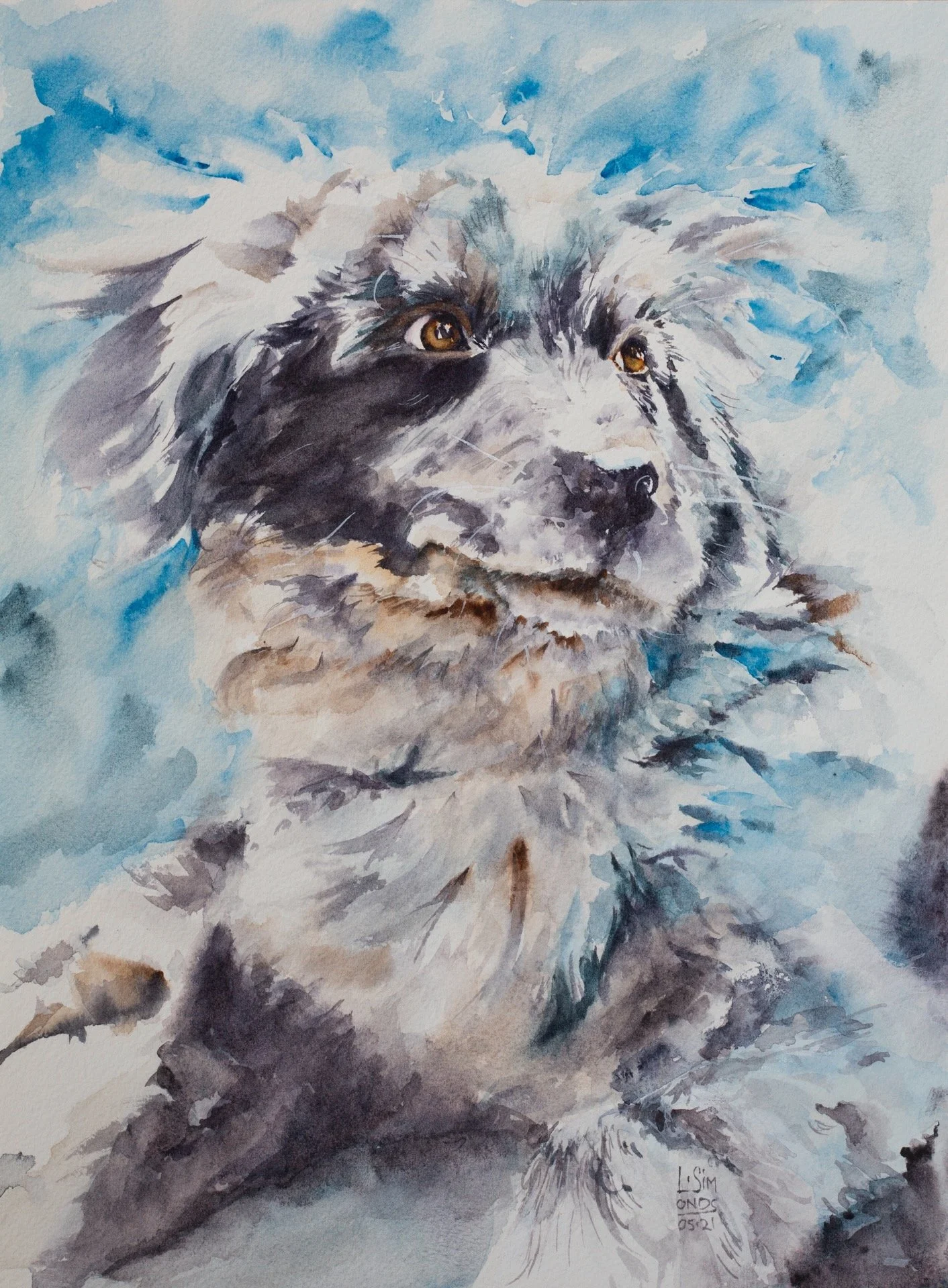   Chief  , 9x12, 2021