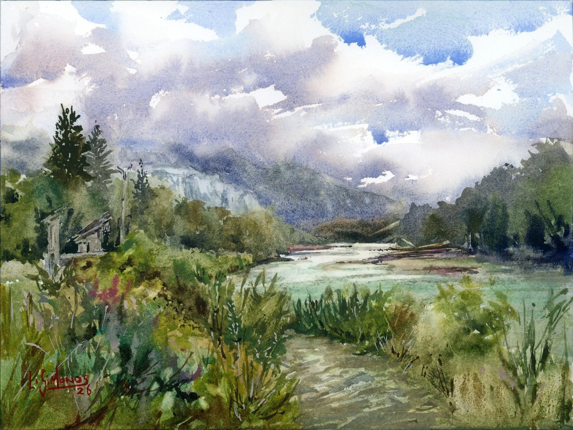 Brackendale Dyke, Squamish (12x9)
