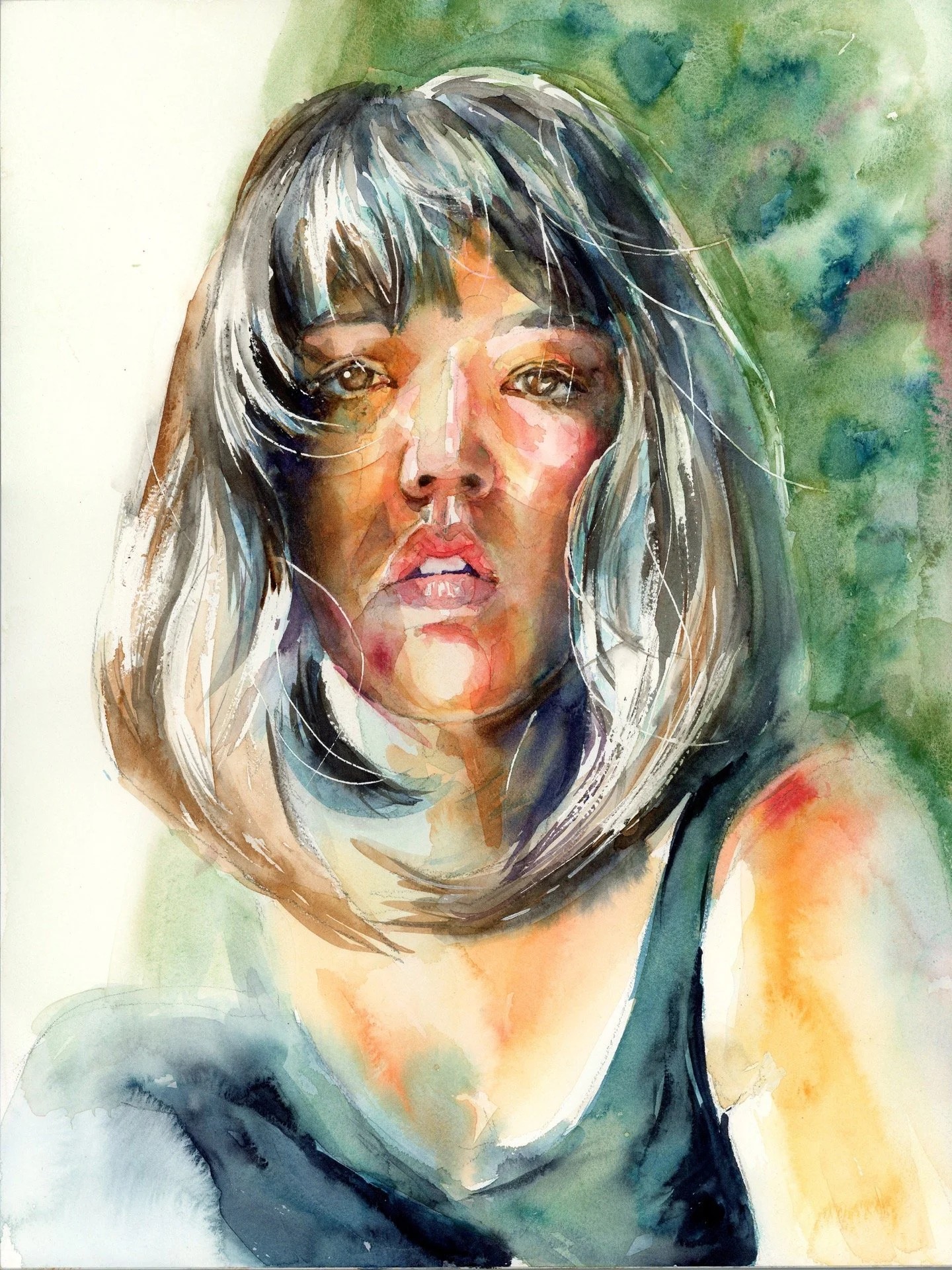   Study of Struck Down but Not Destroyed  , 10x14, 2024  Not for Sale 