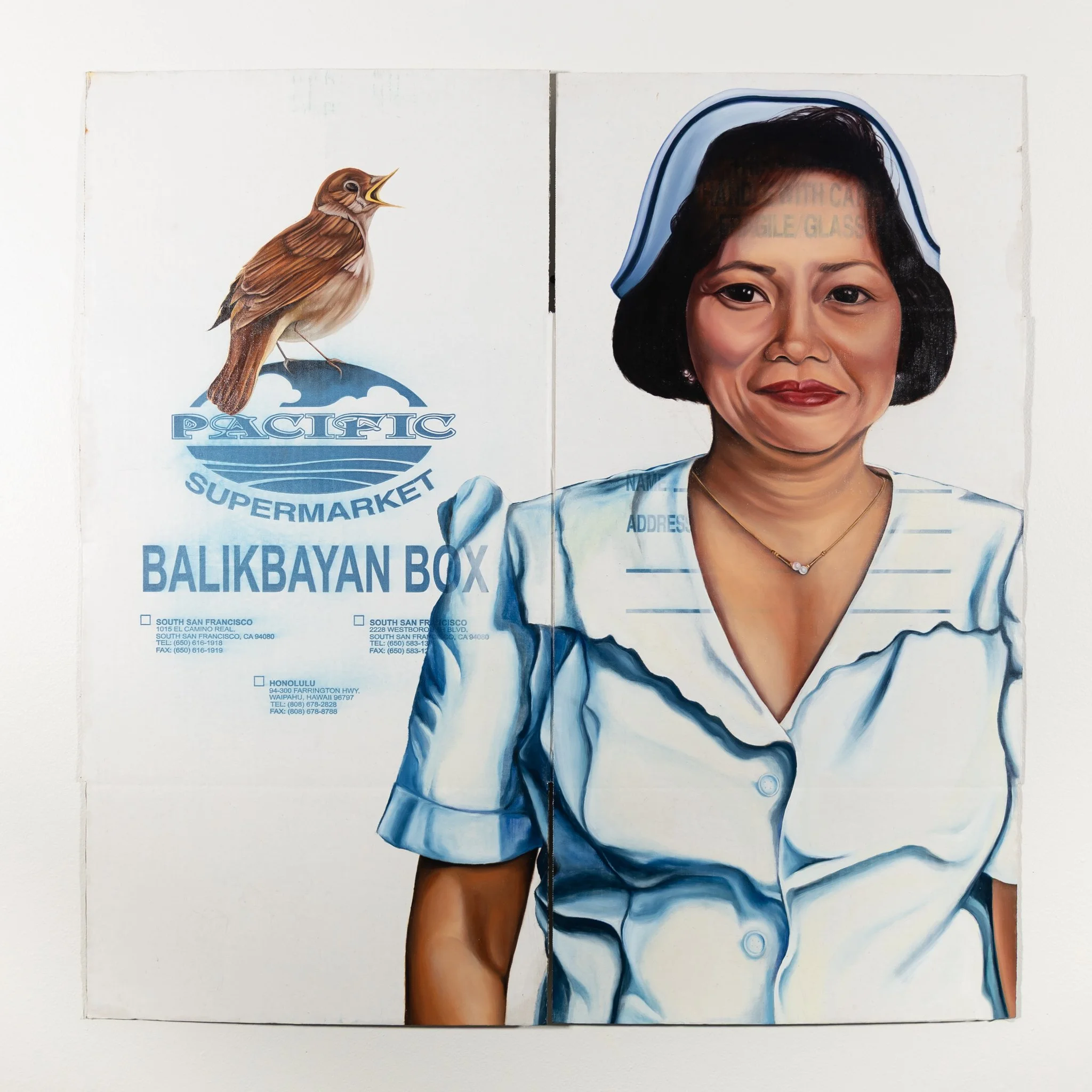 "Nurse"
36.5" x 36"
Oil on cardboard
2025