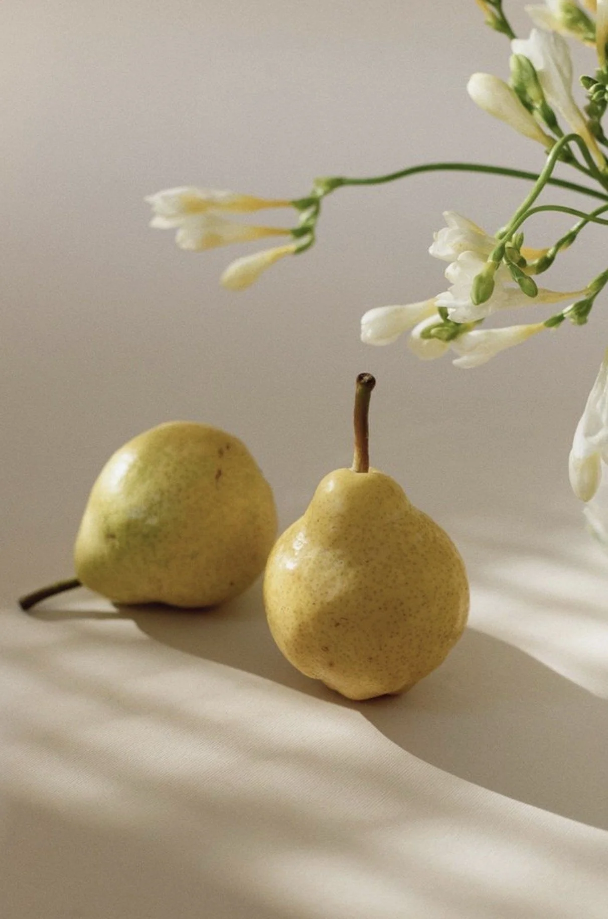 Pear tea for dry skin