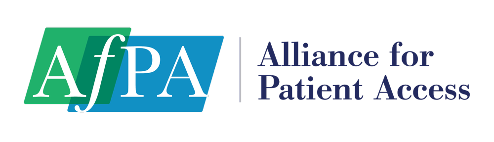  Logo of the Alliance for Patient Access featuring a stylized design representing healthcare and patient advocacy.