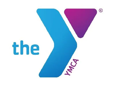  YMCA logo featuring a stylized letter "Y" on a white background.