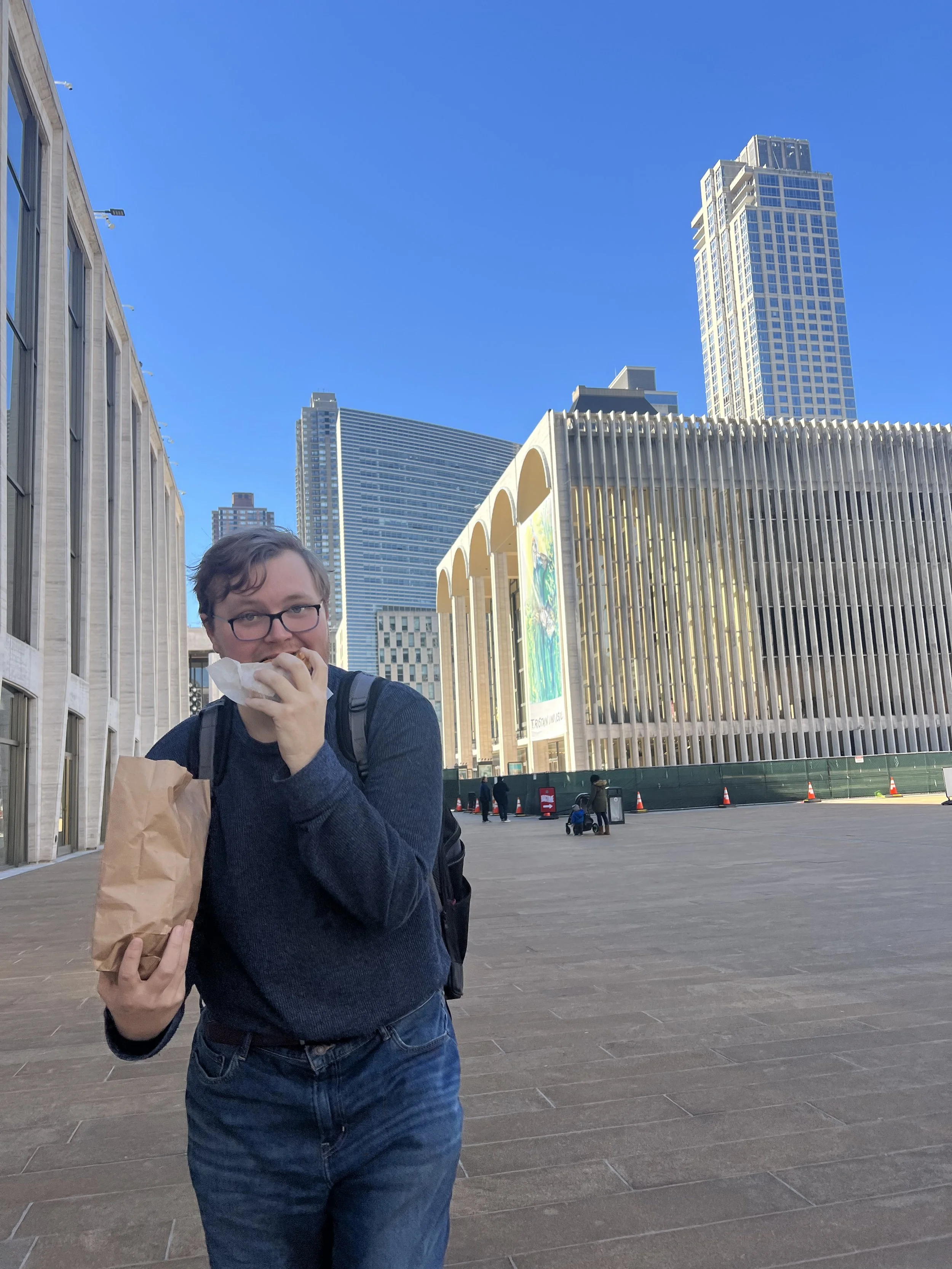 breakfast at Lincoln Center