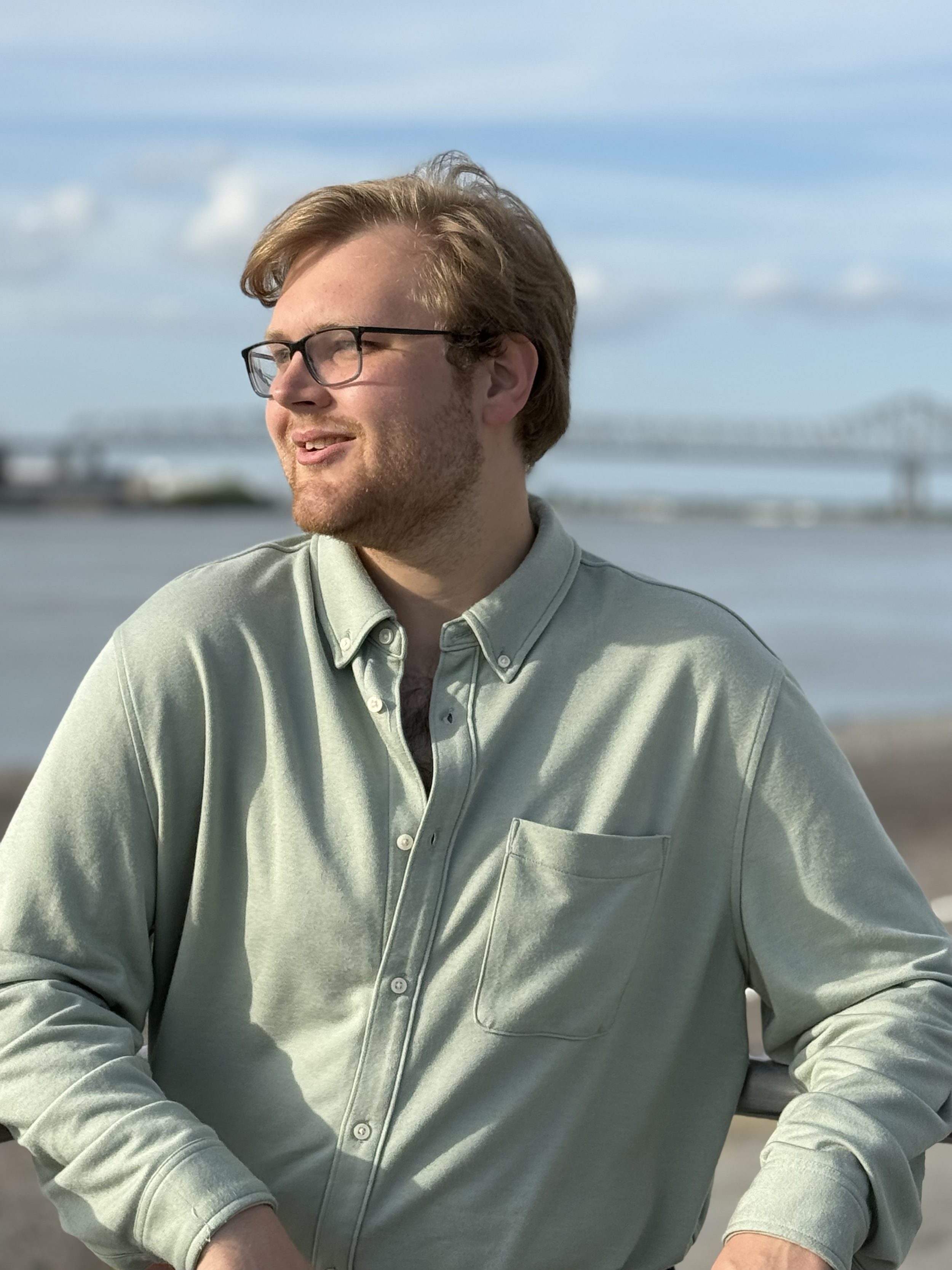 on the banks of the Mississippi River, in New Orleans