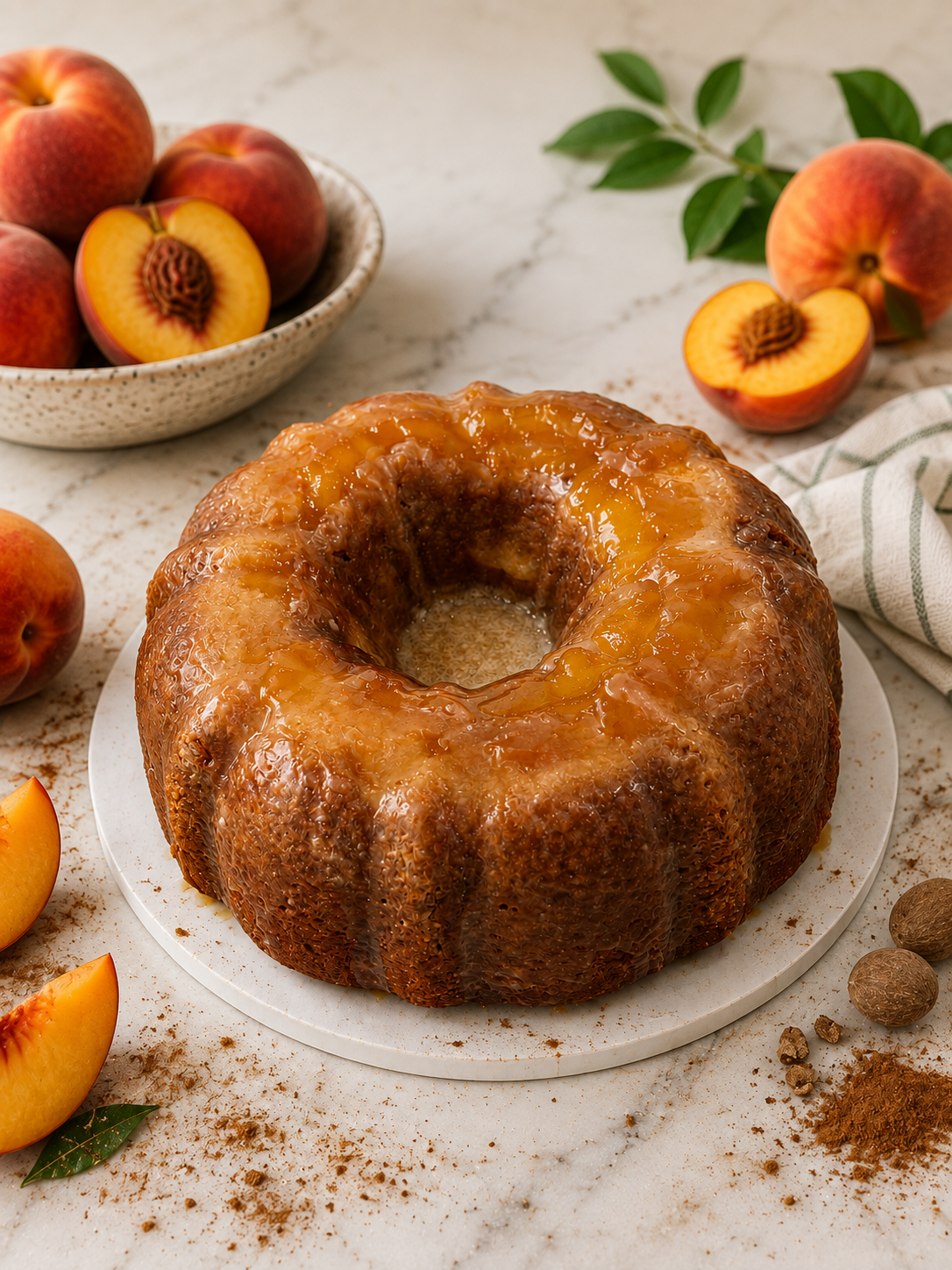 Peach Cobbler Bundt (Seasonal)