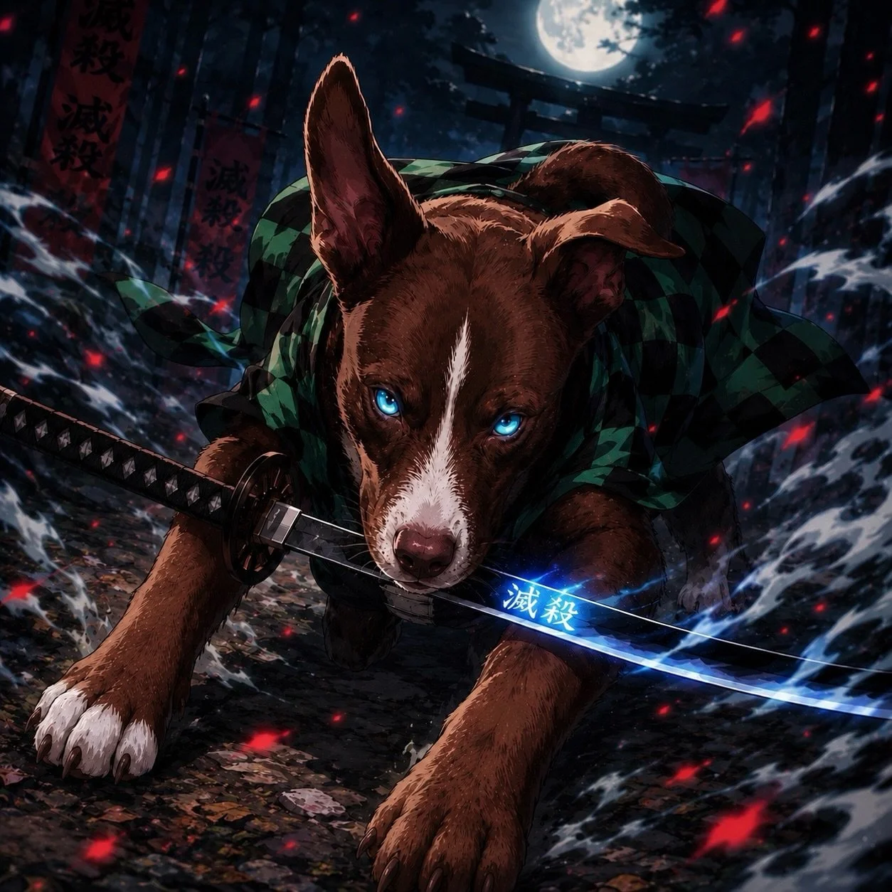 A warrior&rsquo;s spirit isn&rsquo;t measured by size, but by the courage to never give up. 🐕⚔️

#sensationalocean #dogsofinstagram #demonslayer
#puppy #sibirianhusky