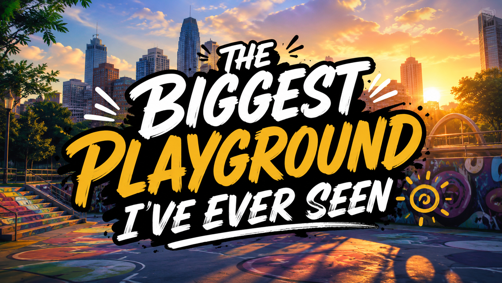 The Biggest Playground I've Ever Seen