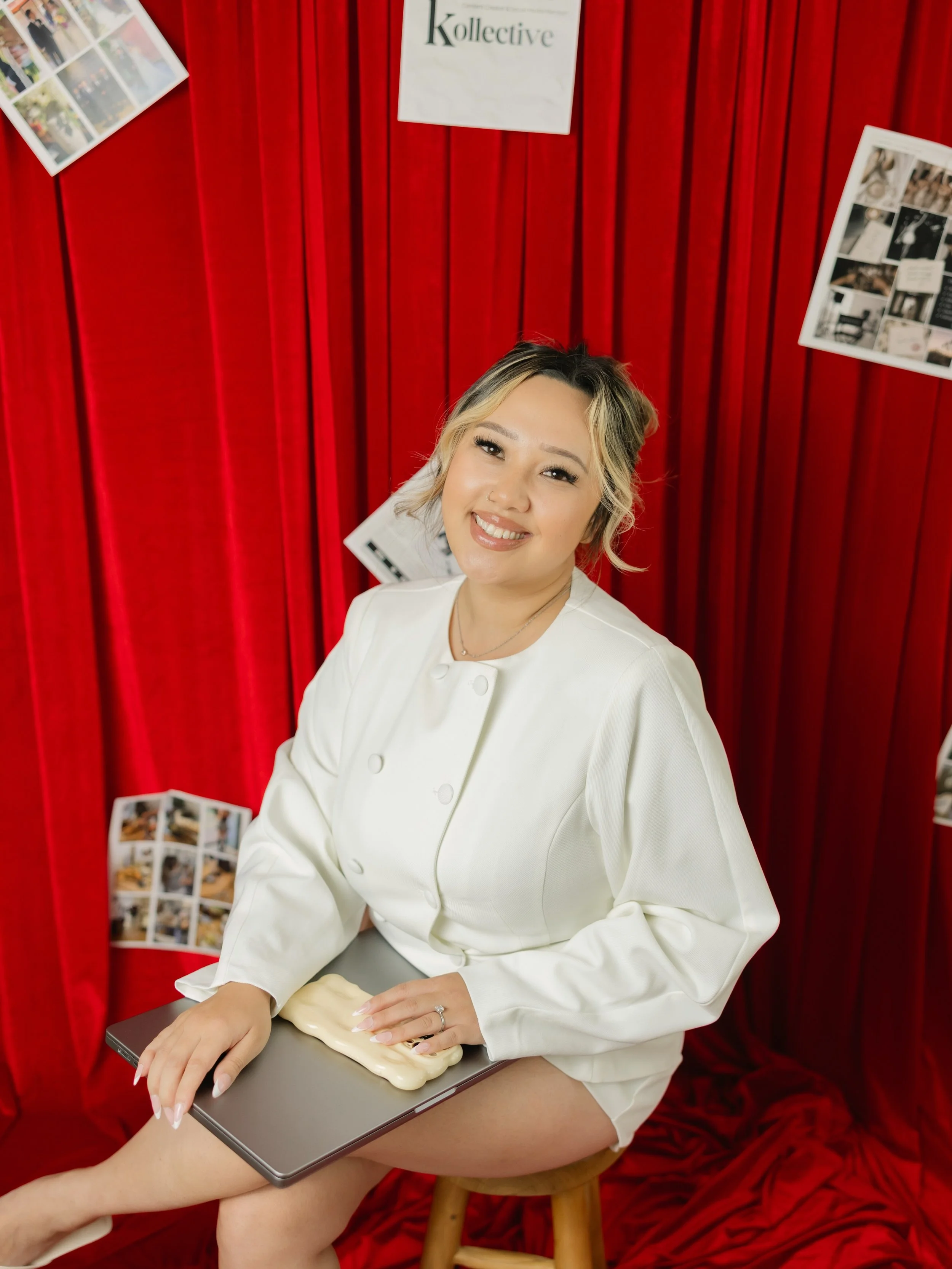 and just like that&hellip; she made a career out of capturing love stories. ♡

from documenting the little moments on wedding days to bringing creative visions to life, krystal kollective has become so much more than just a business. it&rsquo;s a pas
