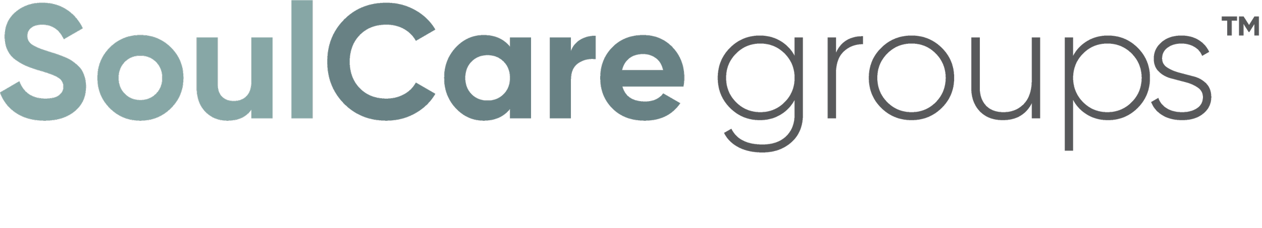 Logo of SoulCare Groups in stylized lettering.