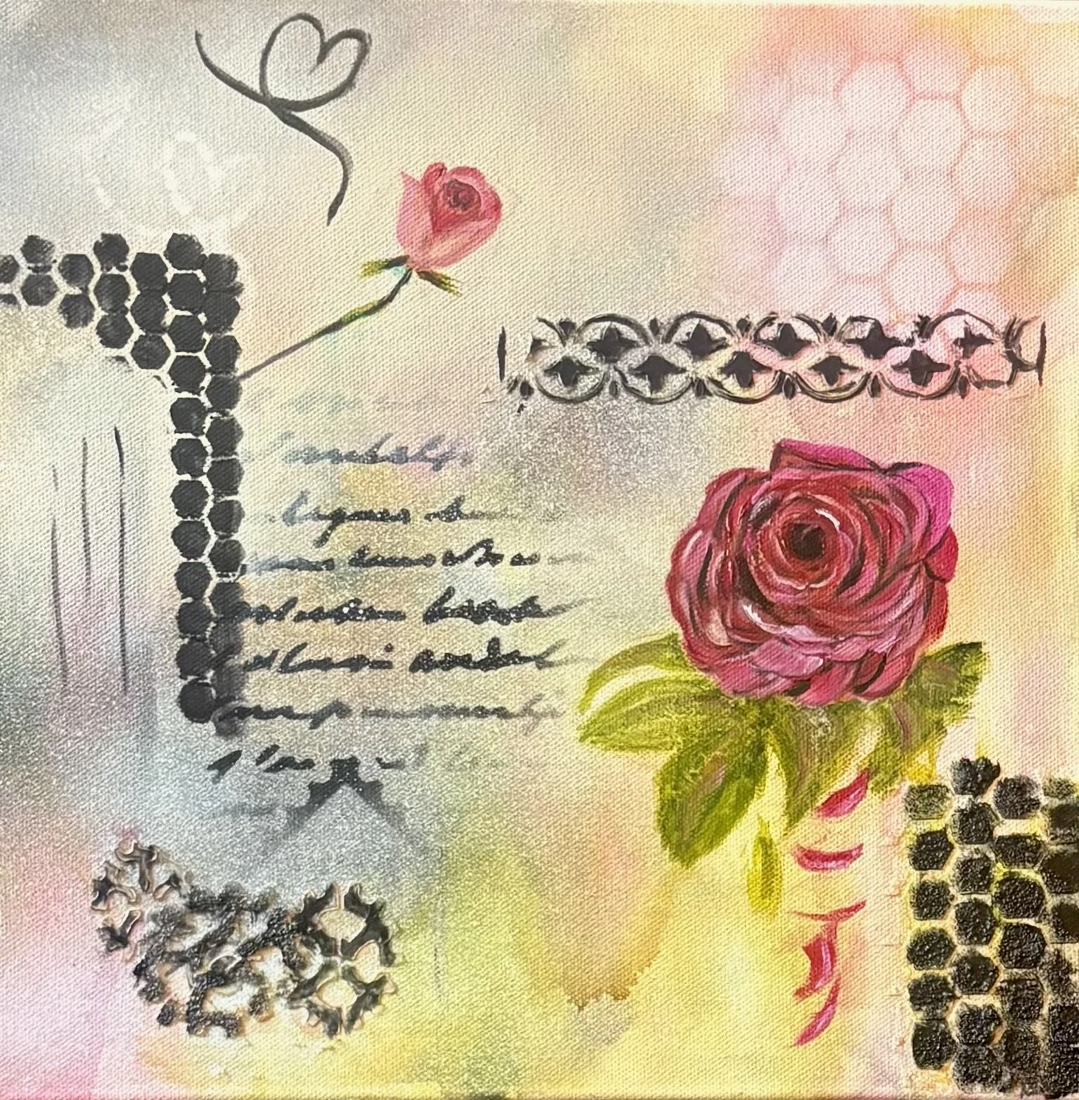 Traces of Time - Multi Media - 12x12