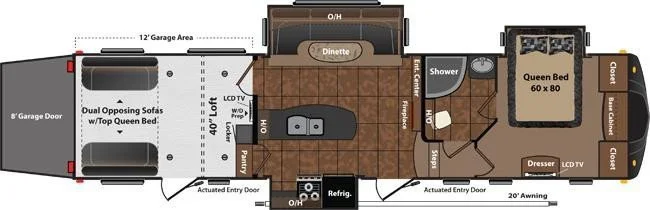 Keystone Fuzion floor plan