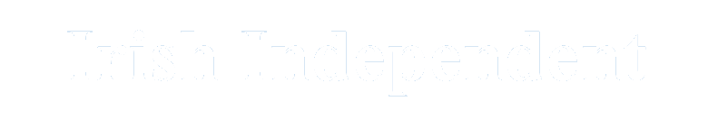 The logo of the Irish Independent newspaper, featuring the name in white text on a black background.