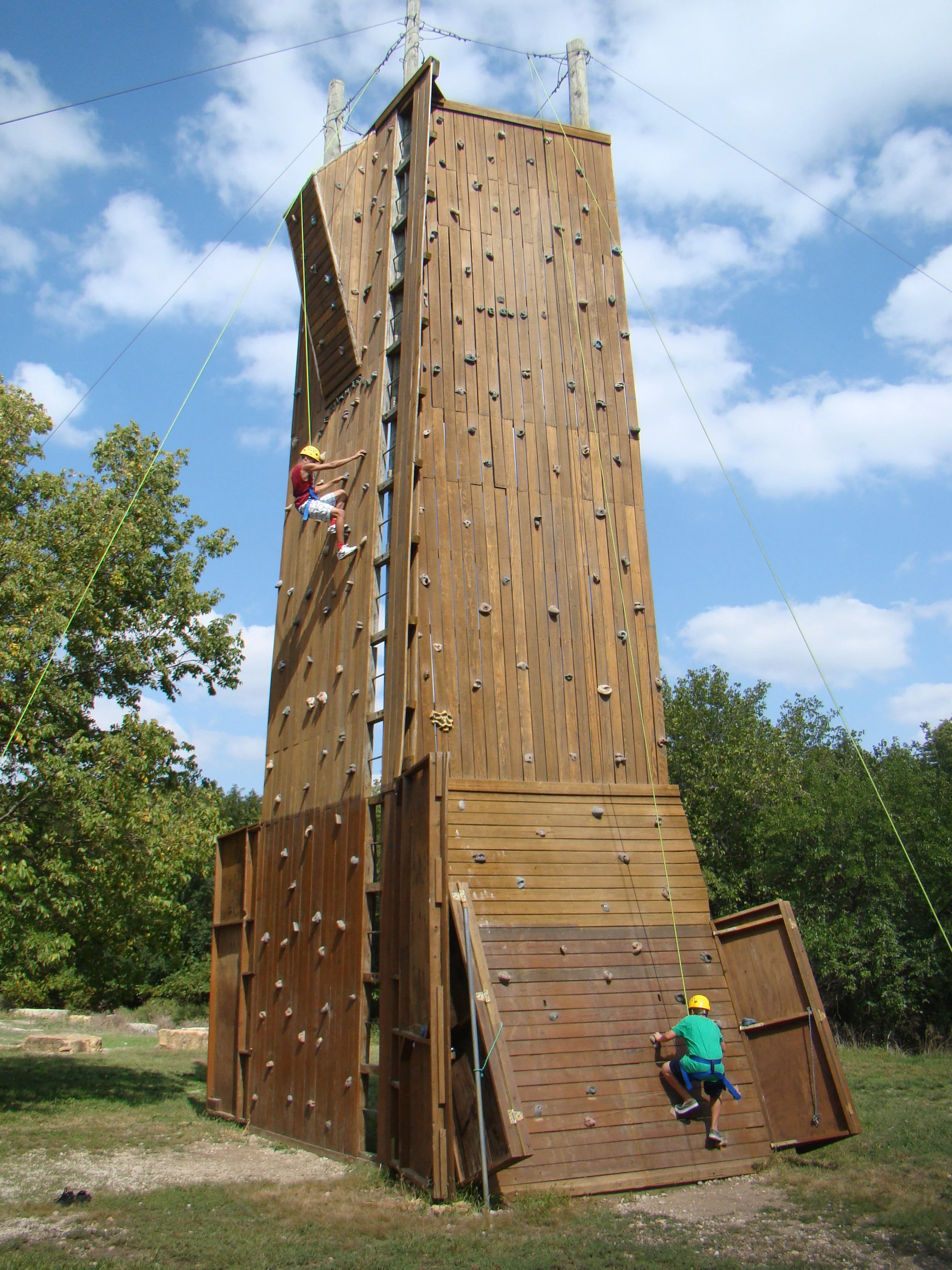 Tower, two climbers, wide shot.JPG