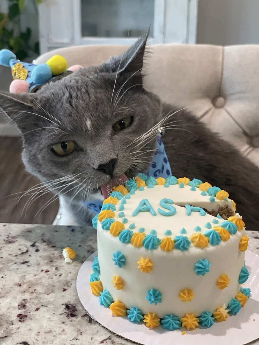 Purr-fect Cat Cake