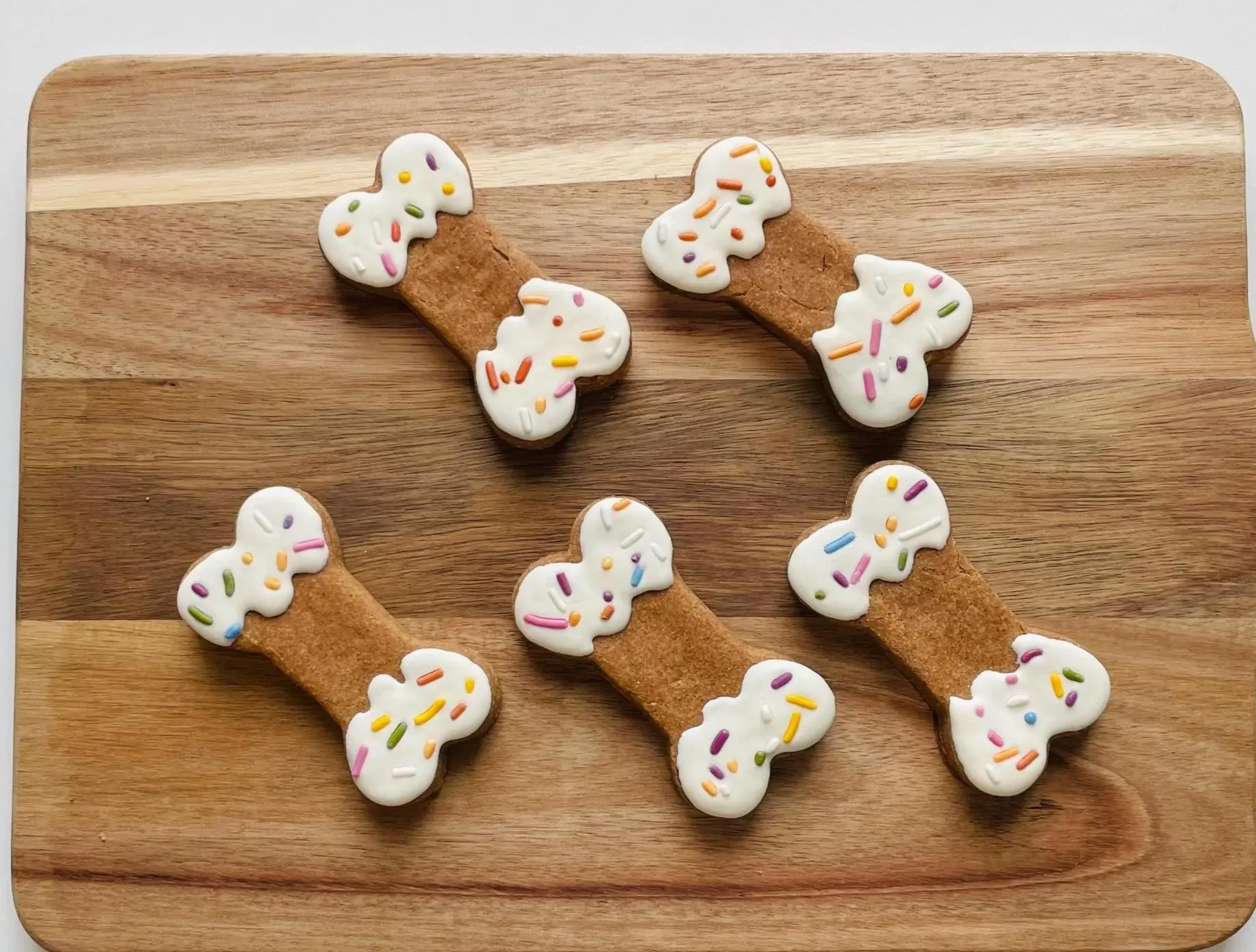 Decorated Peanut Butter Bones