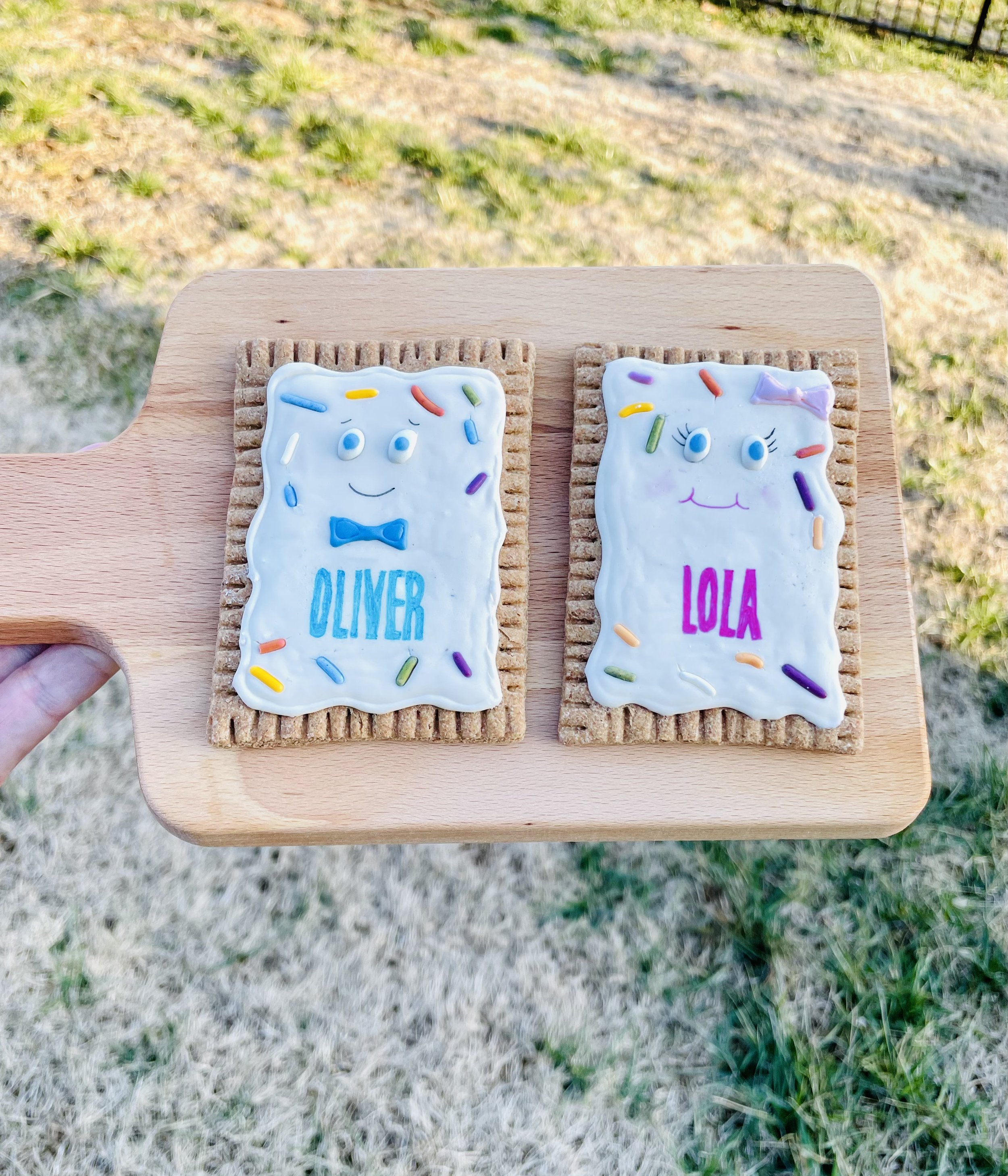 Personalized Pup Tart Cookies