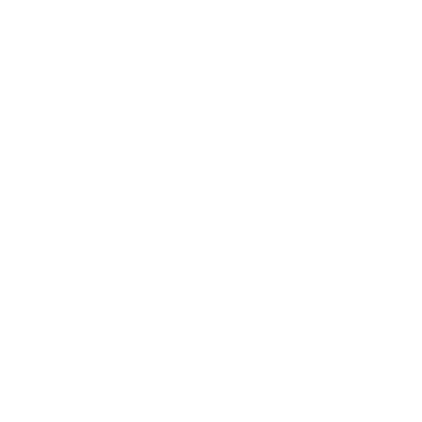 Dos formas abstractas blancas con círculos, en fondo negro.