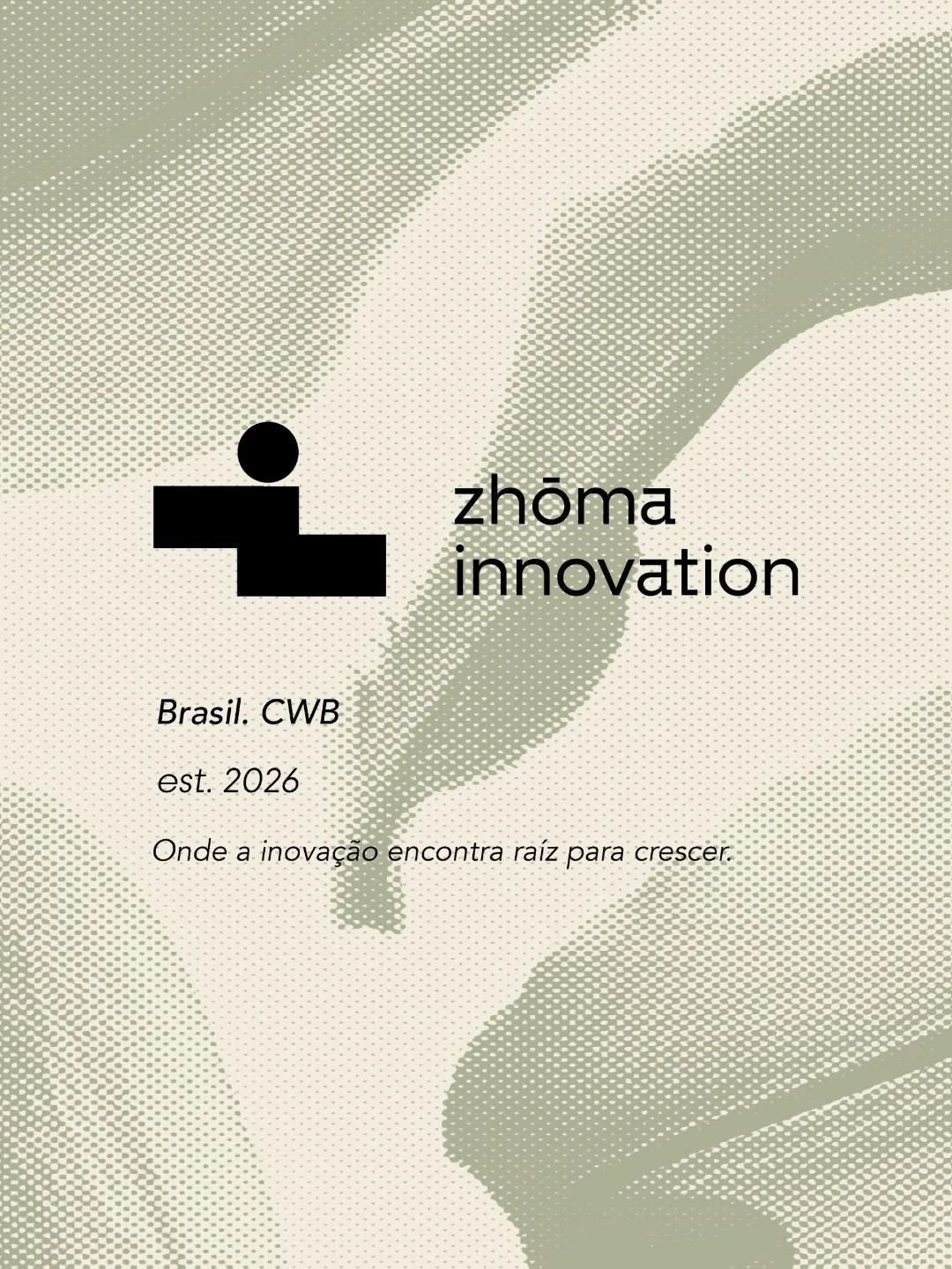 A Zhōma nasce de uma ideia simples: inova&ccedil;&atilde;o &eacute; sobre entender profundamente o neg&oacute;cio antes de propor qualquer solu&ccedil;&atilde;o.

Essa l&oacute;gica guiou cada decis&atilde;o da identidade. O rizoma virou o fio condut