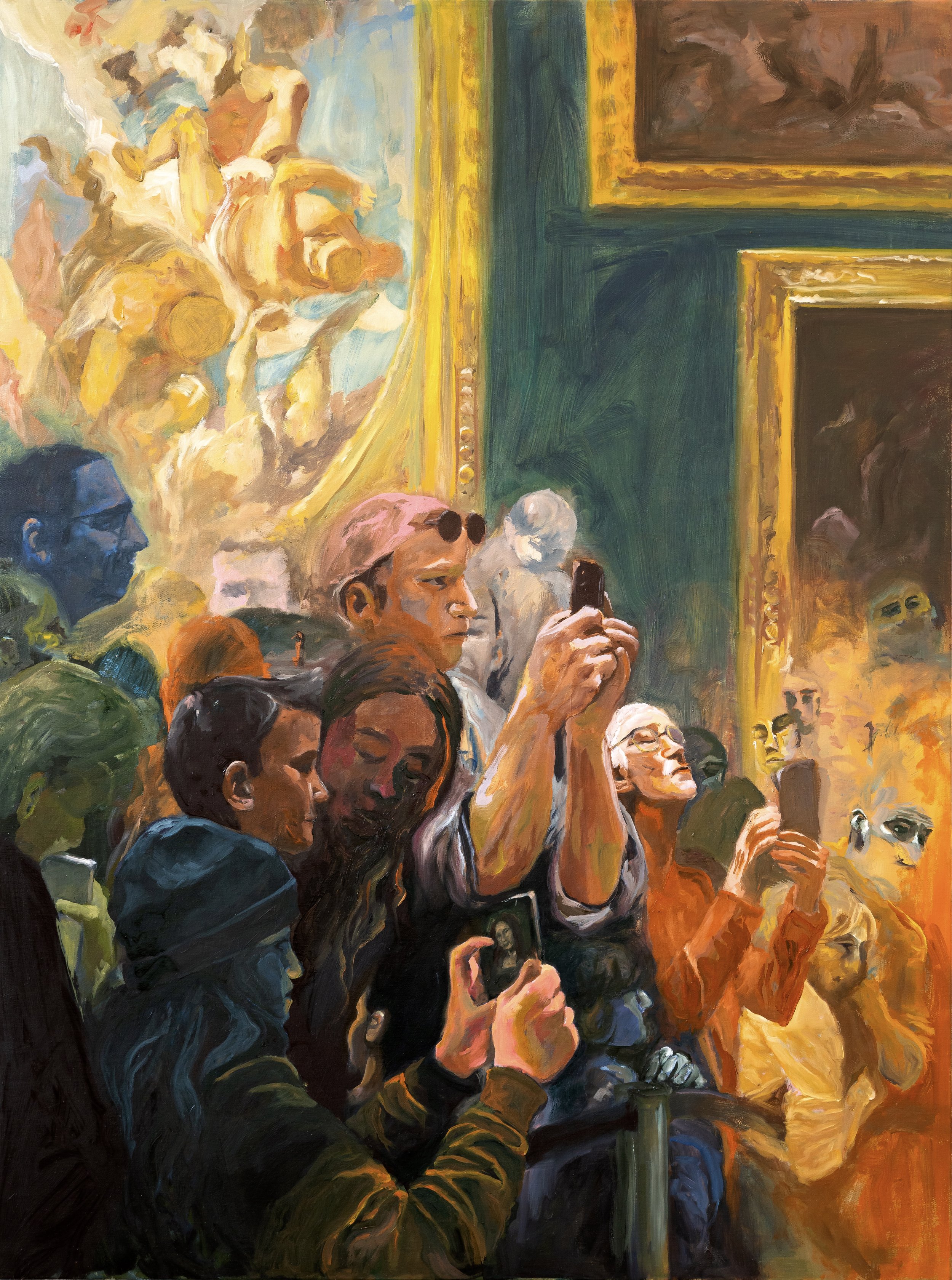Mona Lisa. Oil on canvas. 48 x 36 inches
