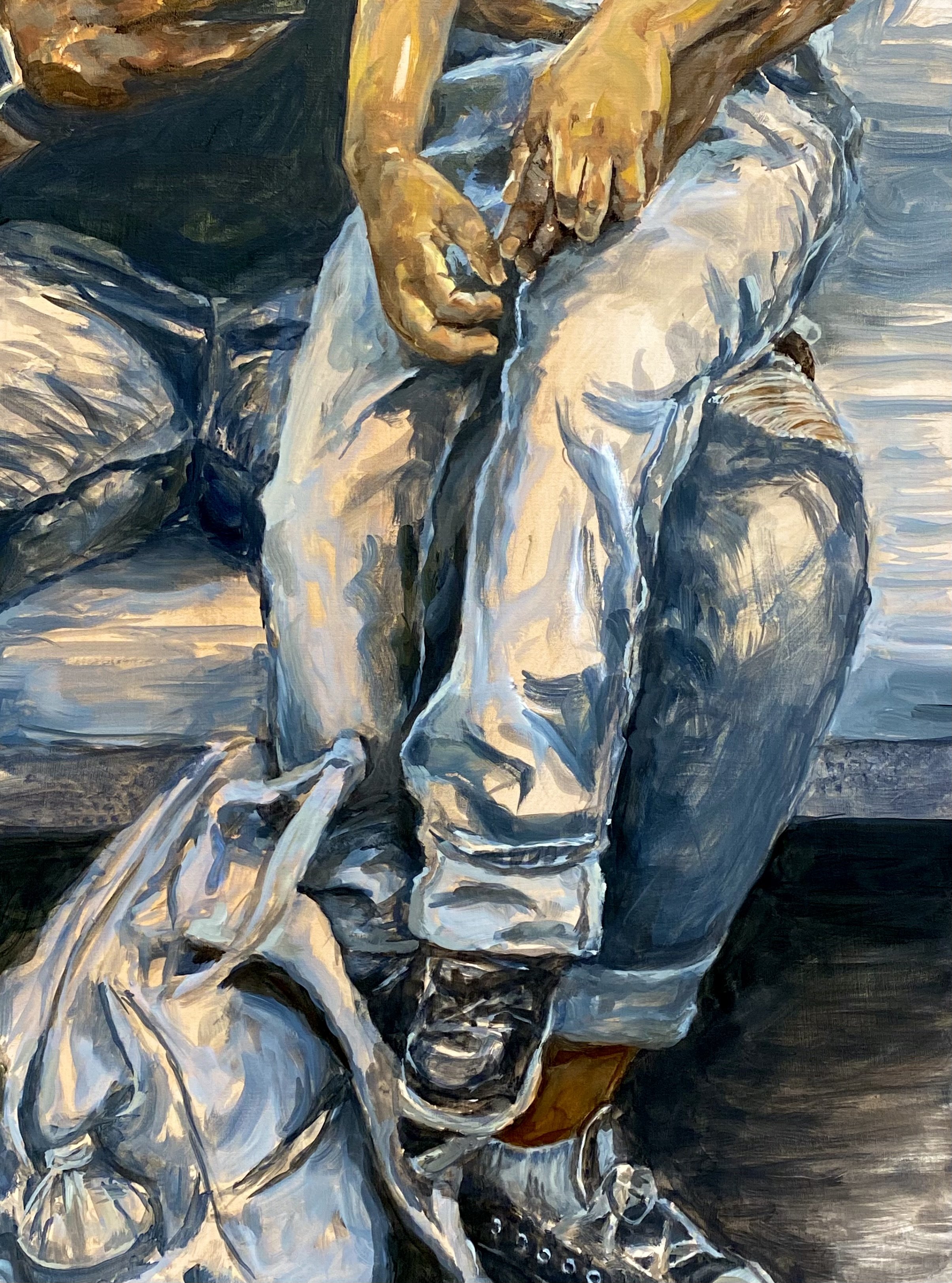 Subterranean Intimacy #3. Oil on canvas. 24 x 18 inches