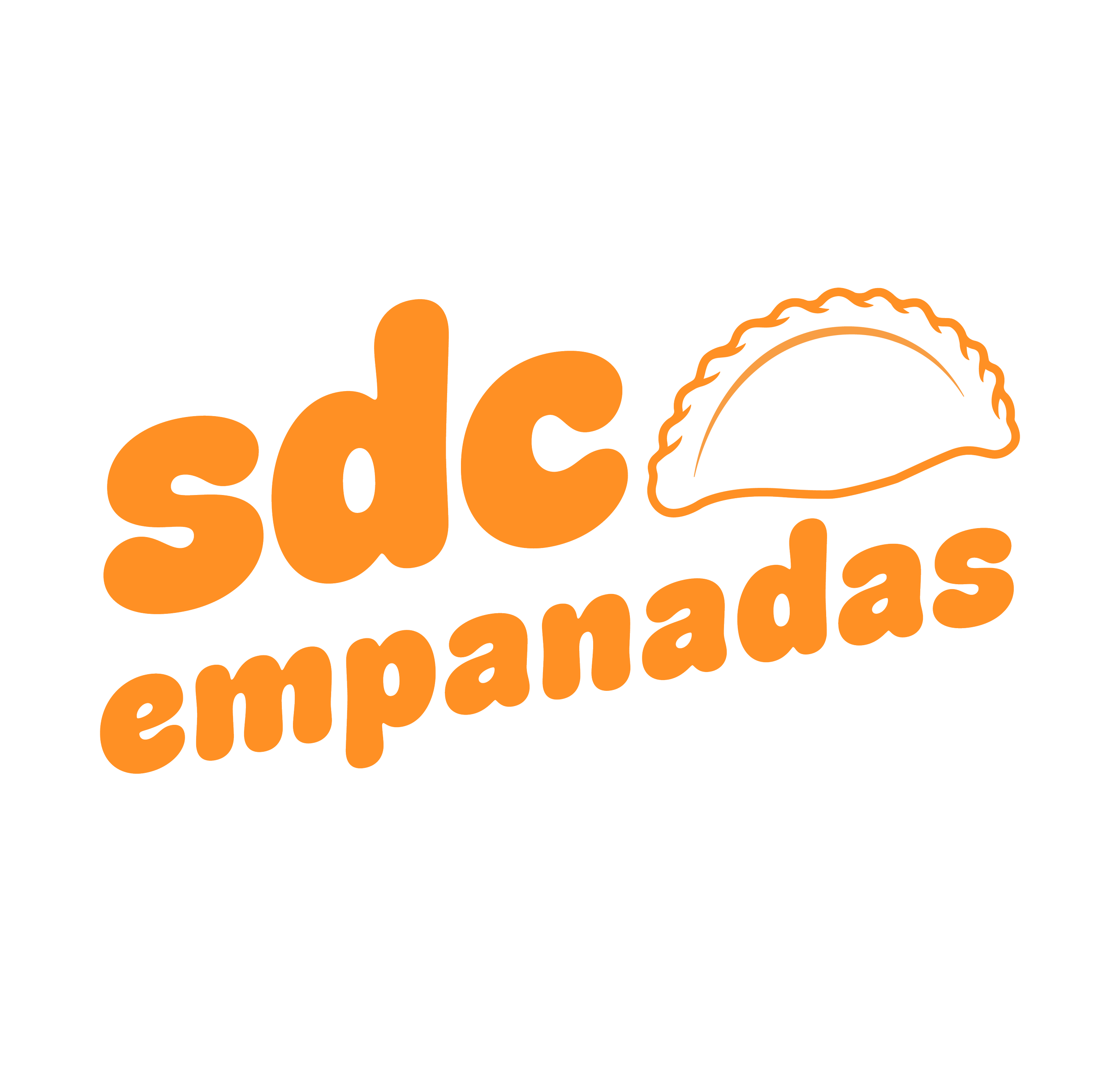 Orange text saying 'The Sopranos' on a black background, with a stylized orange and white illustration of a convertible car with a person inside above it.