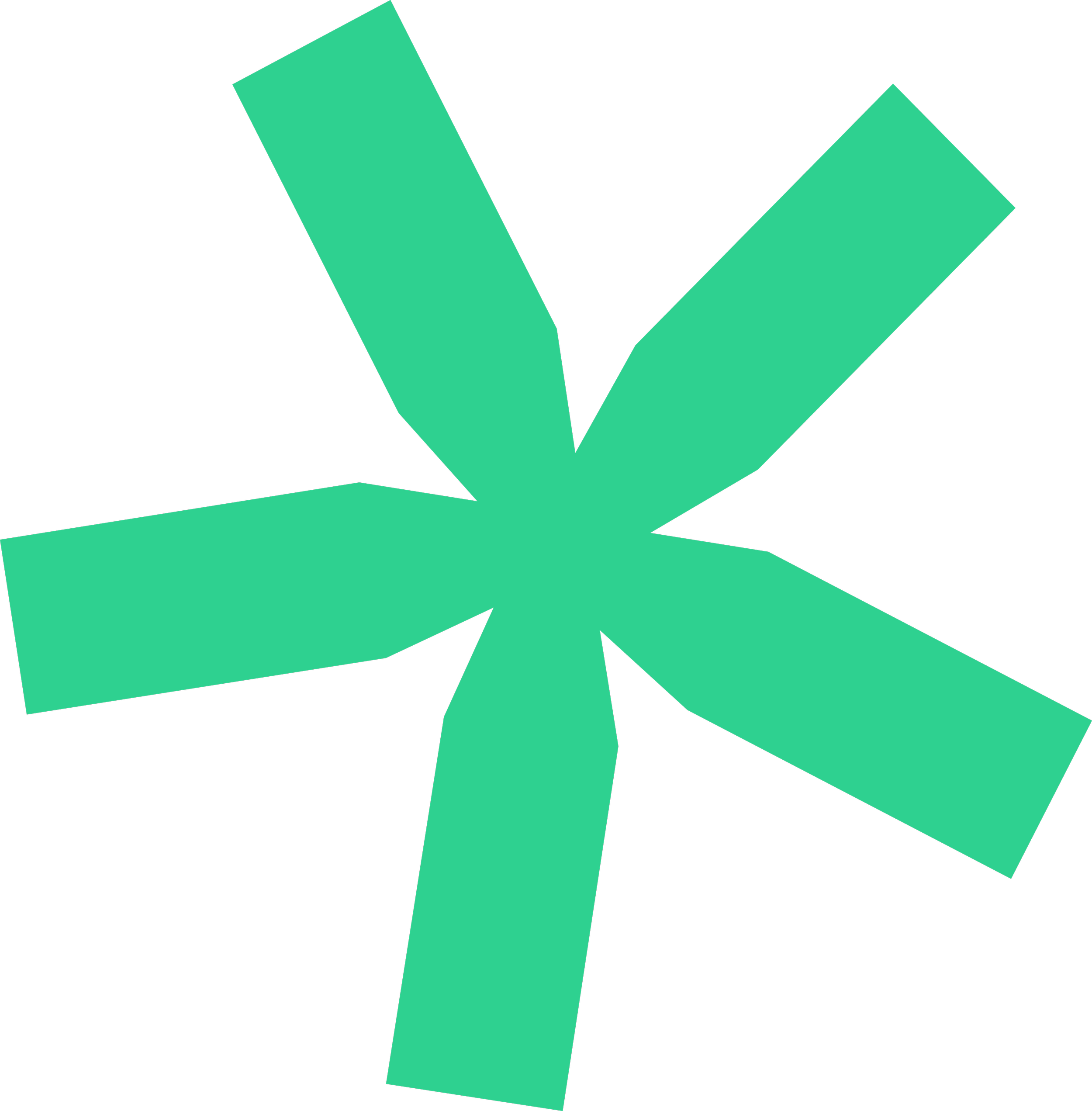 A stylized green check mark on a black background.