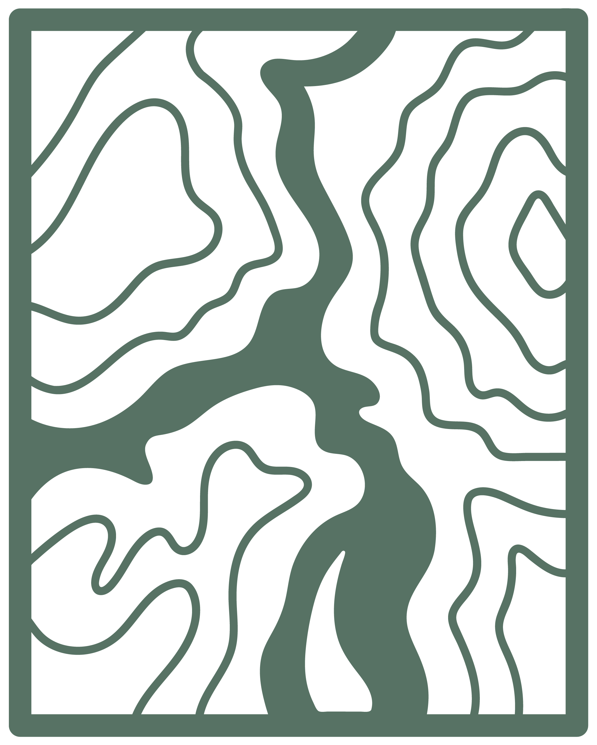 Metolius Legal Topographical Map Logo