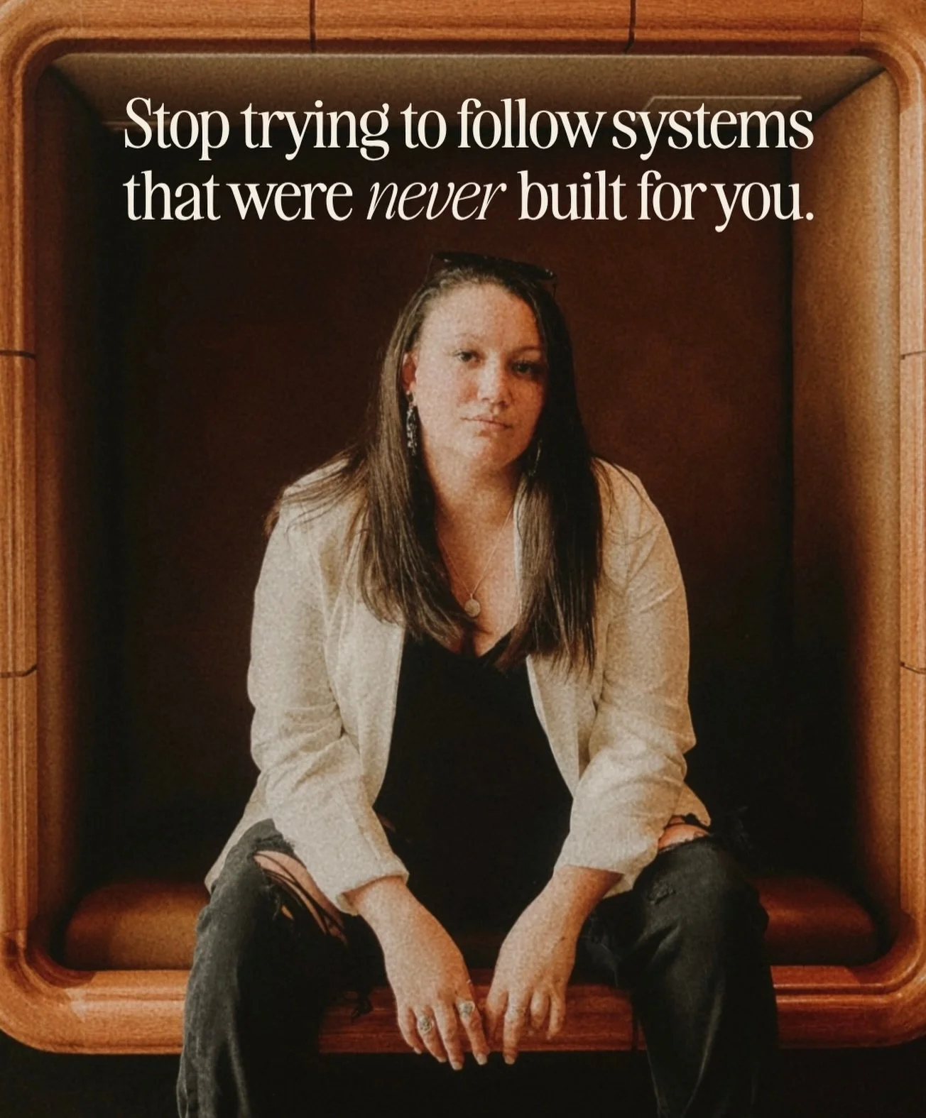 FULL STOP. 

That Asana board template made perfect sense to whoever built it and has never once made sense to you&hellip;

The onboarding process you copied from someone&rsquo;s course that *technically* works but you have to force yourself to use e