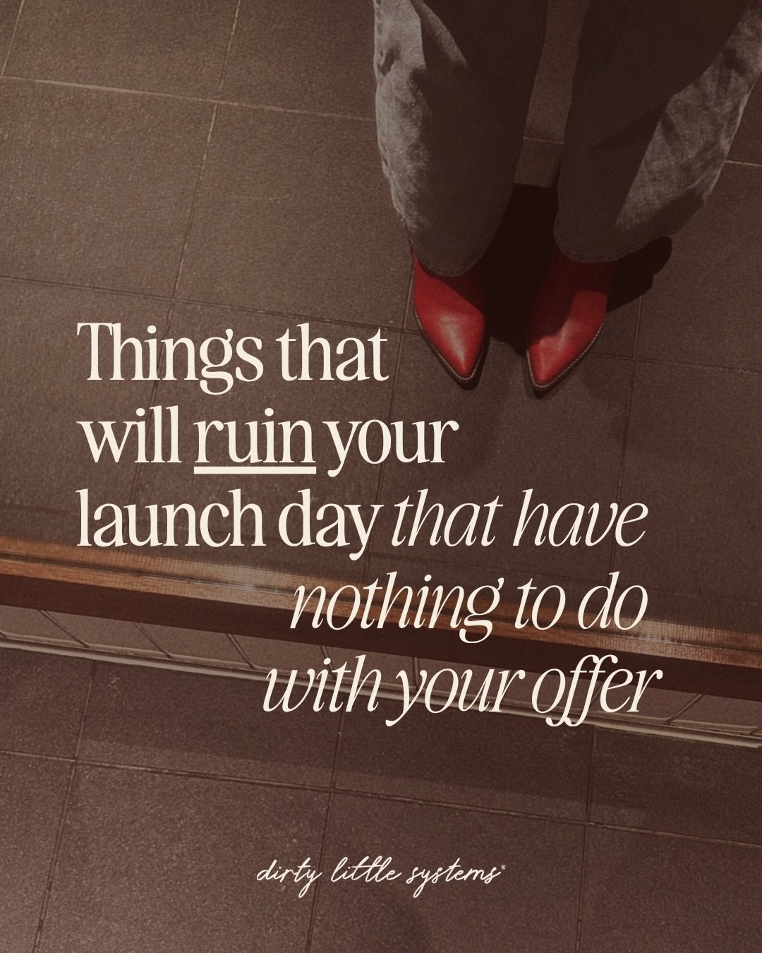 Your offer isn&rsquo;t what&rsquo;s going to ruin your launch day 🫣

It&rsquo;s the cart nobody tested
The thank you page pointing nowhere
The email sequence that got built, loaded into the platform, and then just never turned on
The product modules