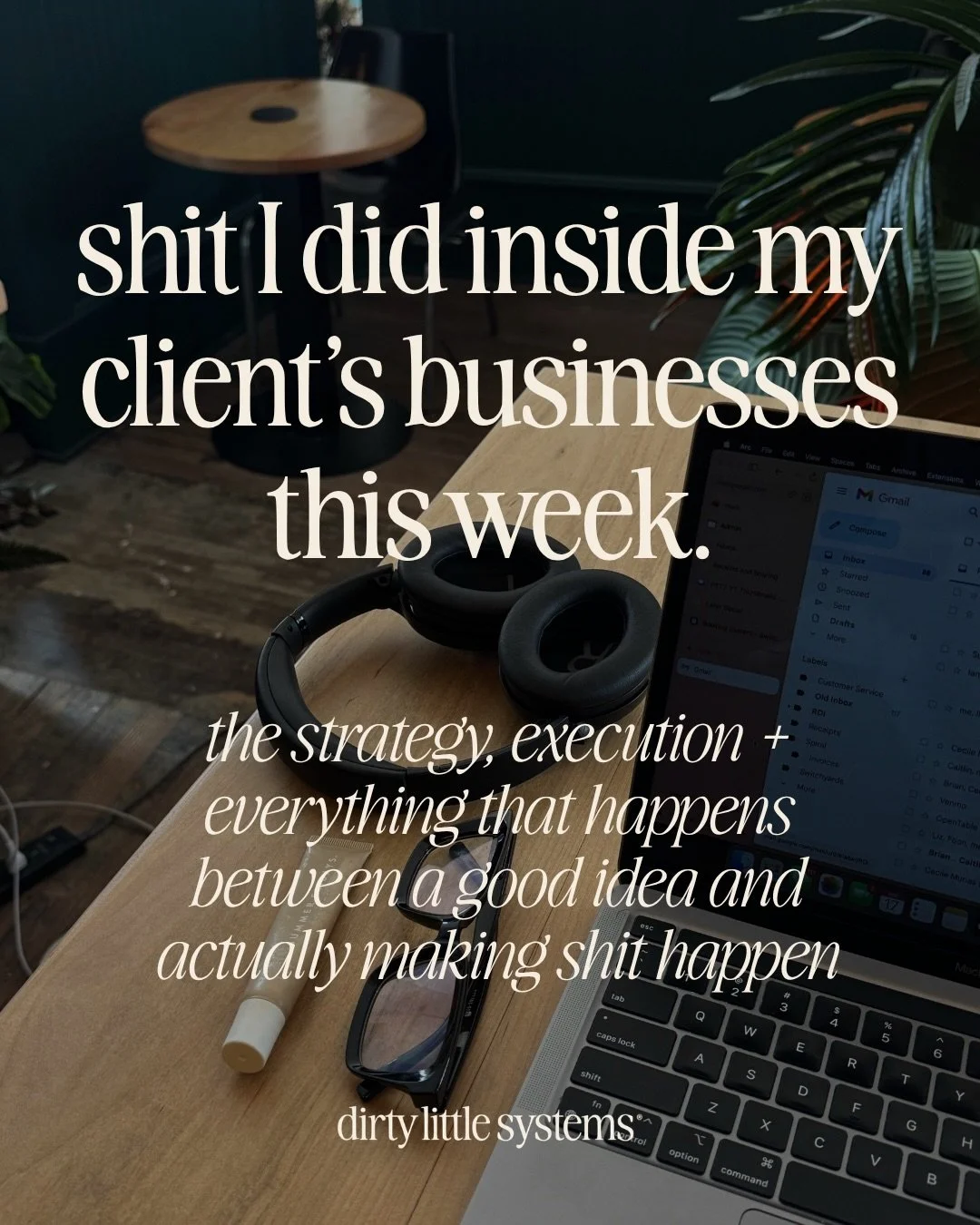 one thing about being inside multiple businesses every week?
you start seeing how EVERYTHING connects 😂

the sales process isn&rsquo;t separate from the client experience
the client experience isn&rsquo;t separate from the systems supporting it
the 